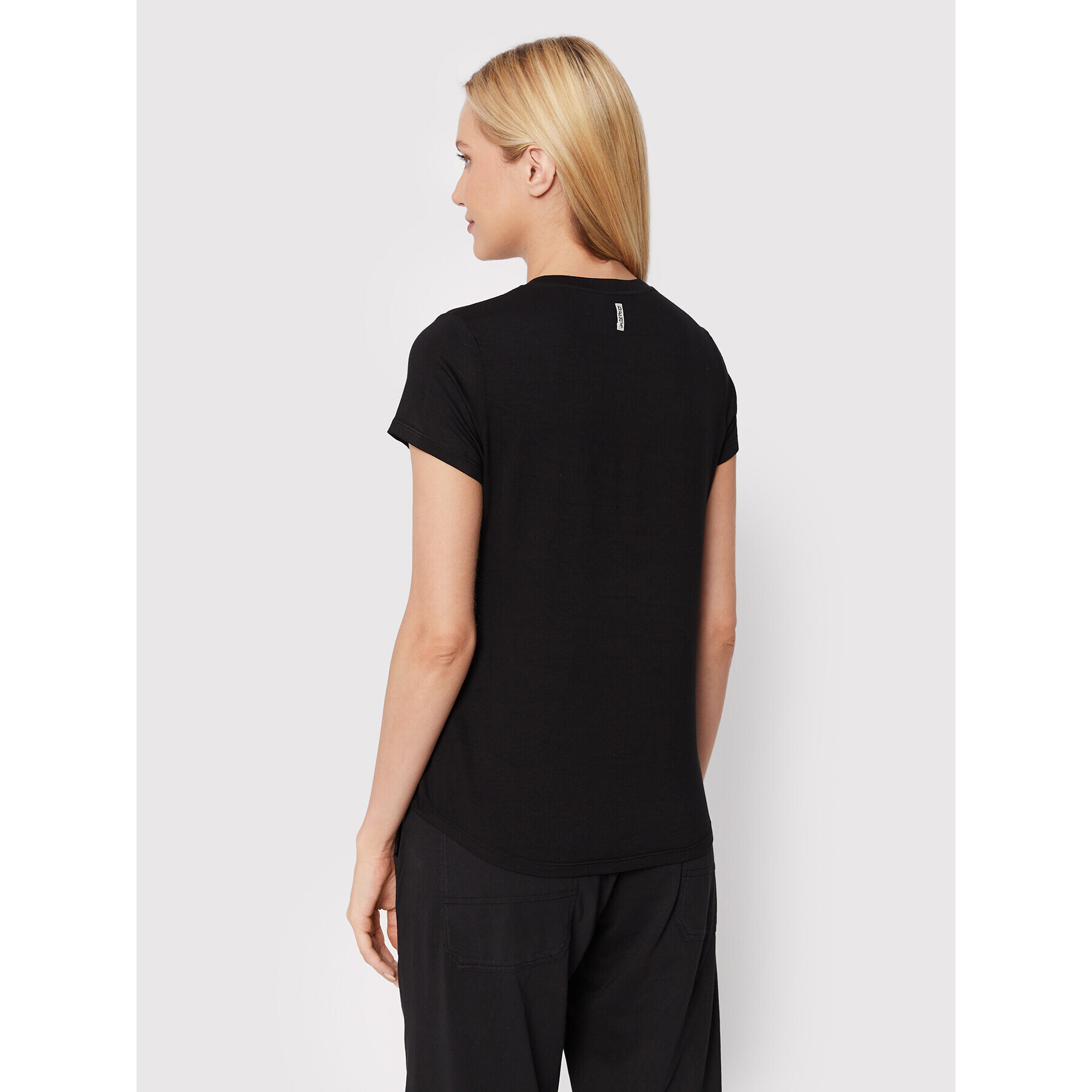 Deha Tricou B74492 Negru Regular Fit - Pled.ro