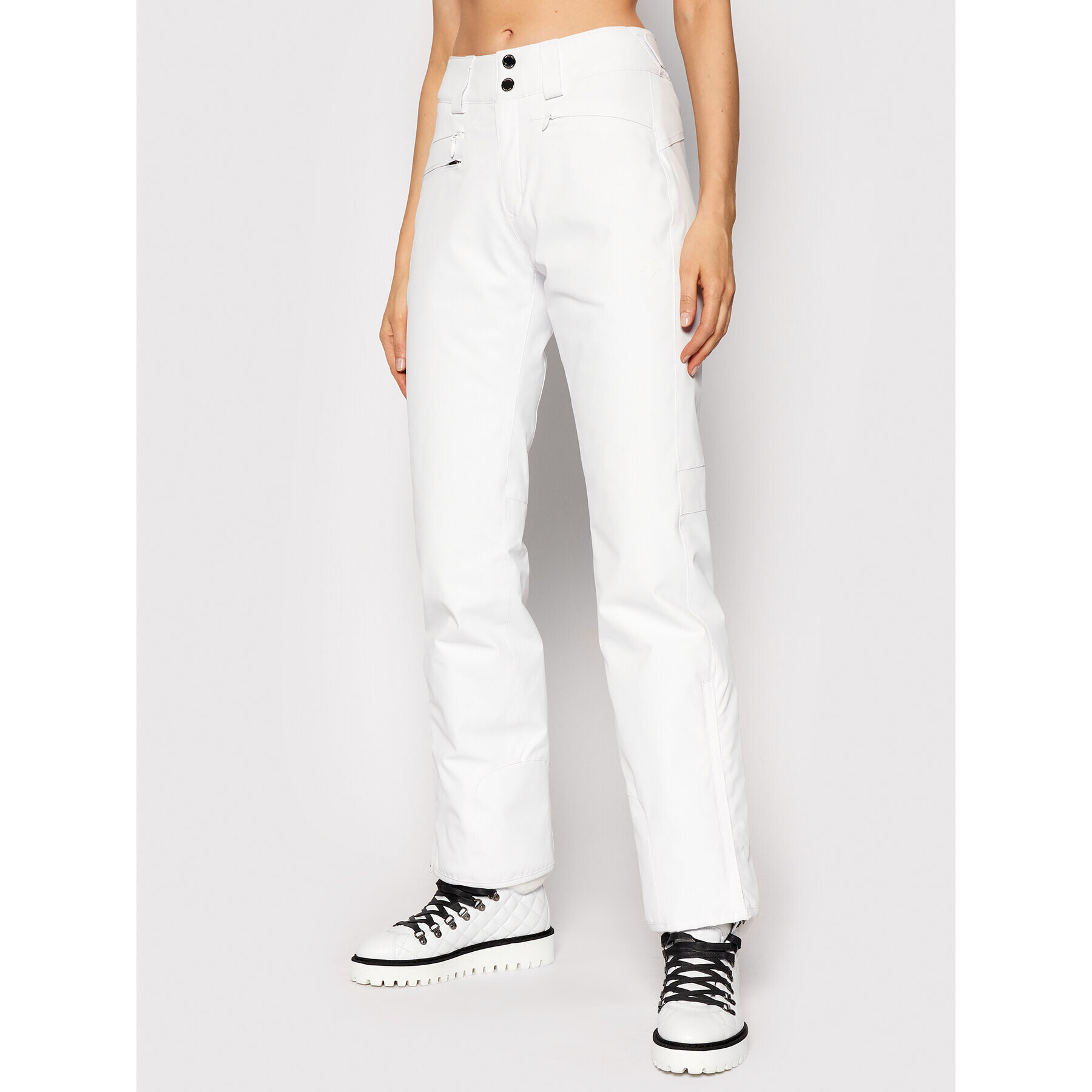 Descente Pantaloni de schi Nina DWWSGD27 Alb Regular Fit - Pled.ro