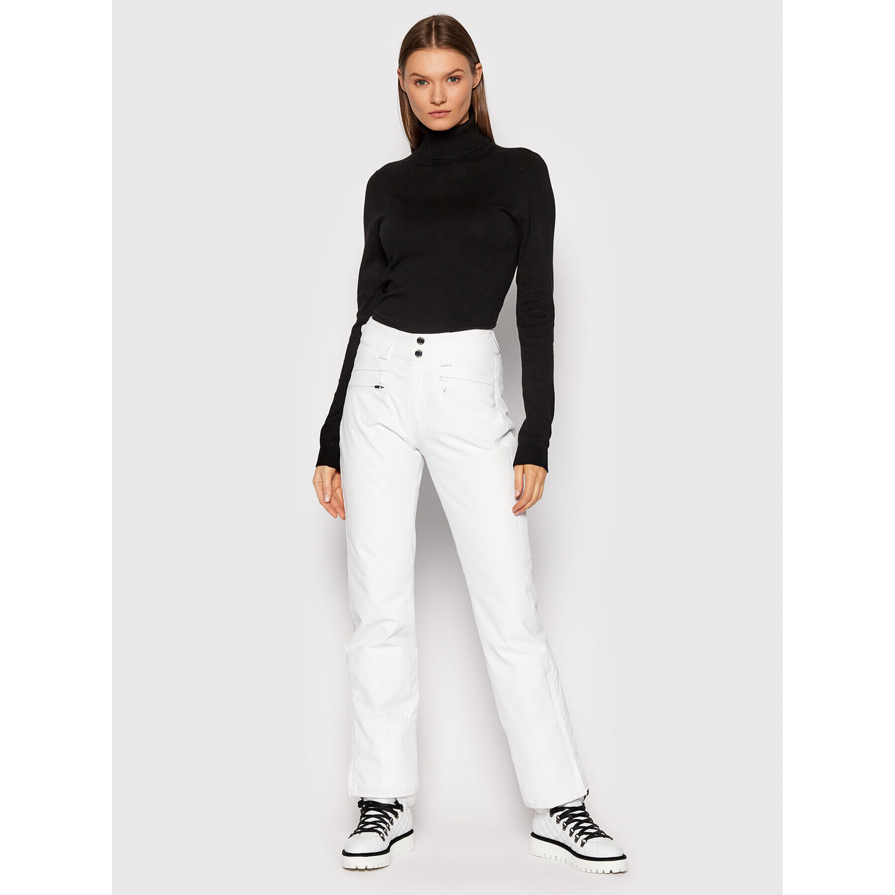 Descente Pantaloni de schi Nina DWWSGD27 Alb Regular Fit - Pled.ro