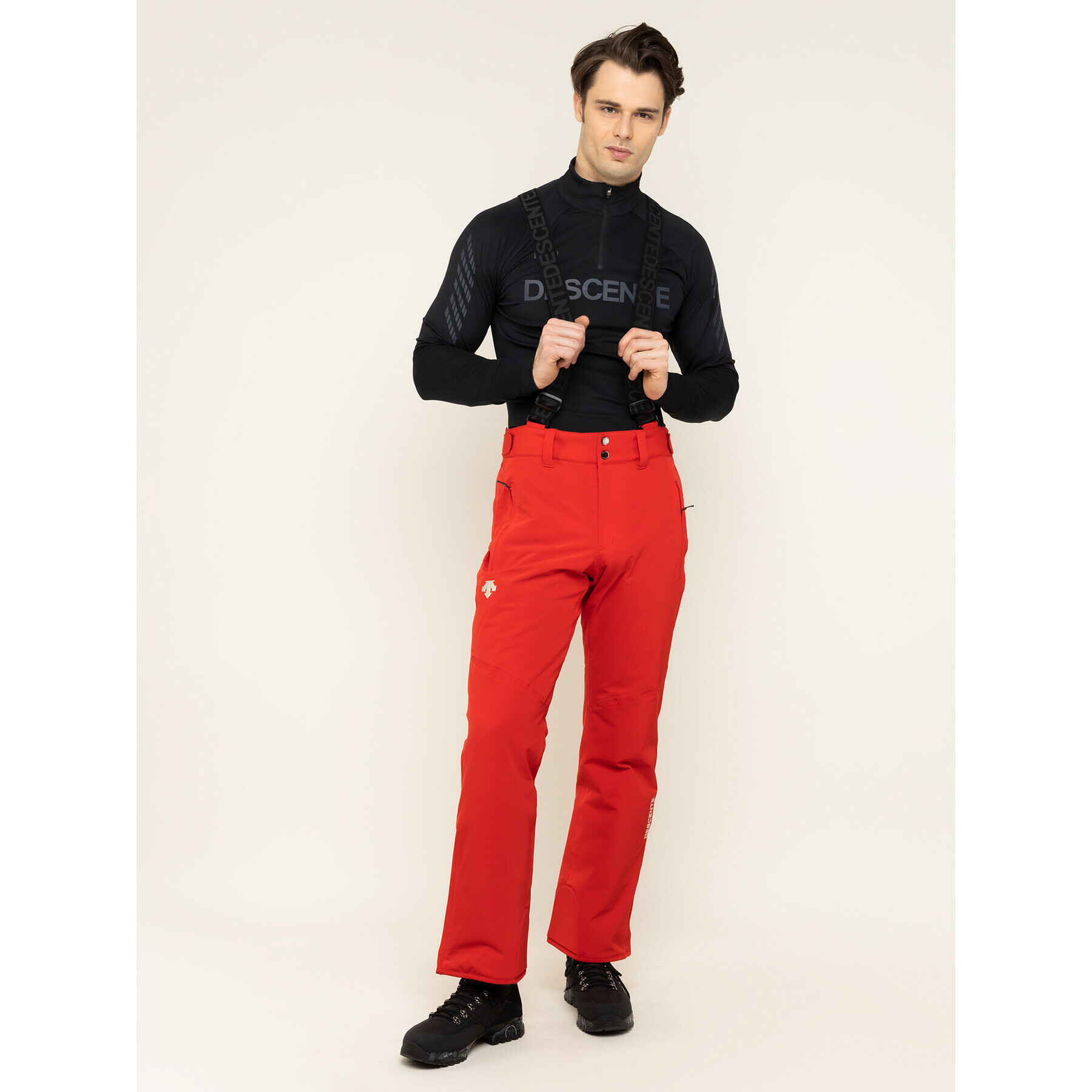 Descente Pantaloni de schi Swiss Pant DWMOGD20 Roșu Regular Fit - Pled.ro