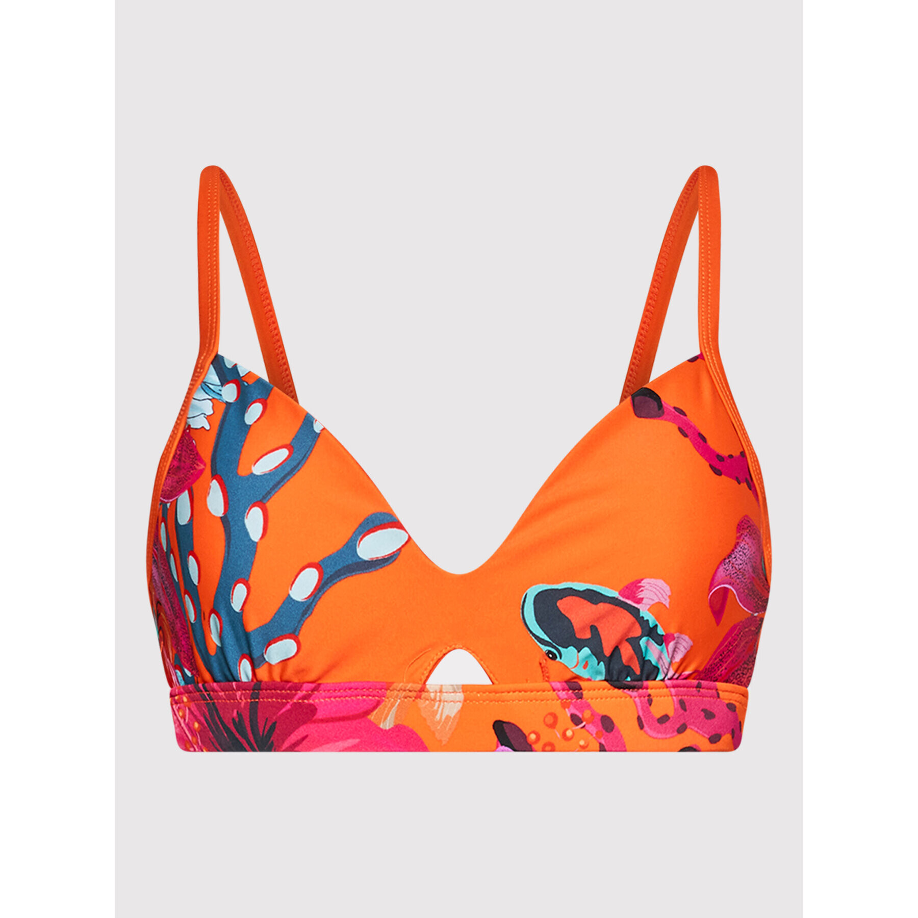 Desigual Bikini partea de sus Attina I 22SWMK17 Portocaliu - Pled.ro