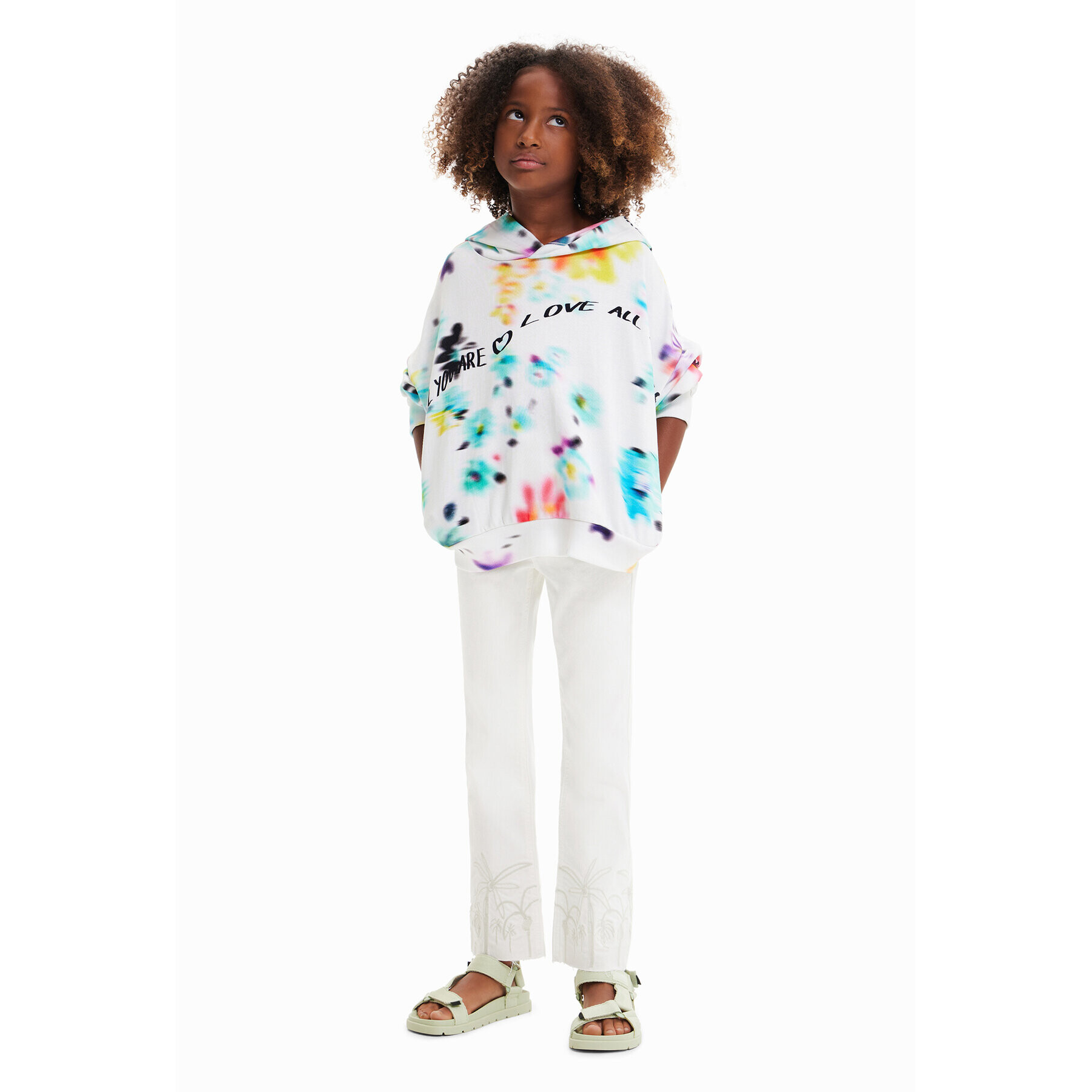 Desigual Bluză 23SGSK12 Colorat Oversize - Pled.ro