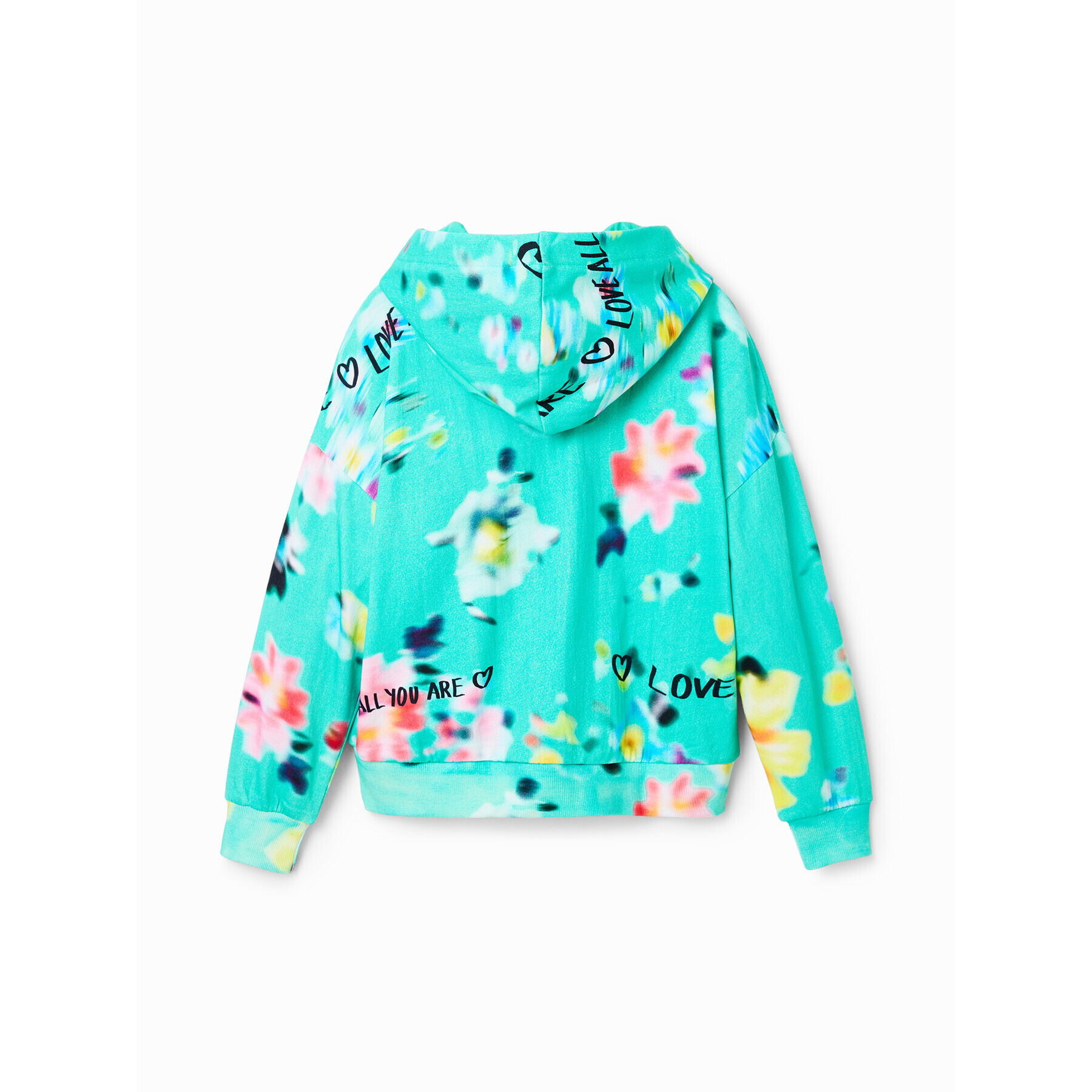 Desigual Bluză 23SGSK12 Verde Oversize - Pled.ro