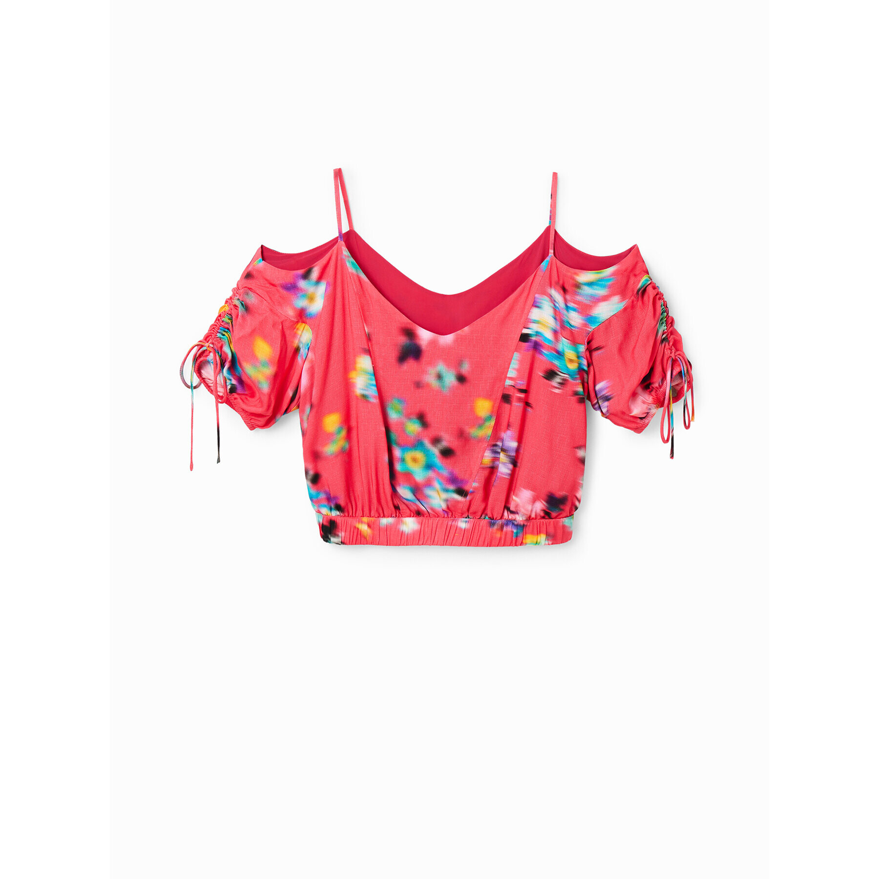 Desigual Bluză 23SWBW20 Roz Regular Fit - Pled.ro