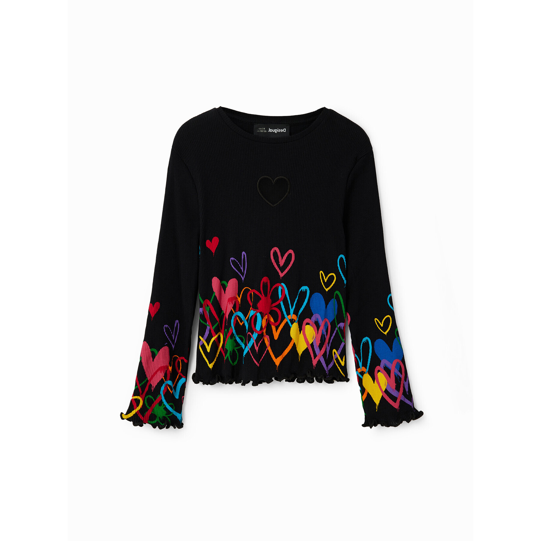 Desigual Bluză 23WGTK01 Negru Regular Fit - Pled.ro