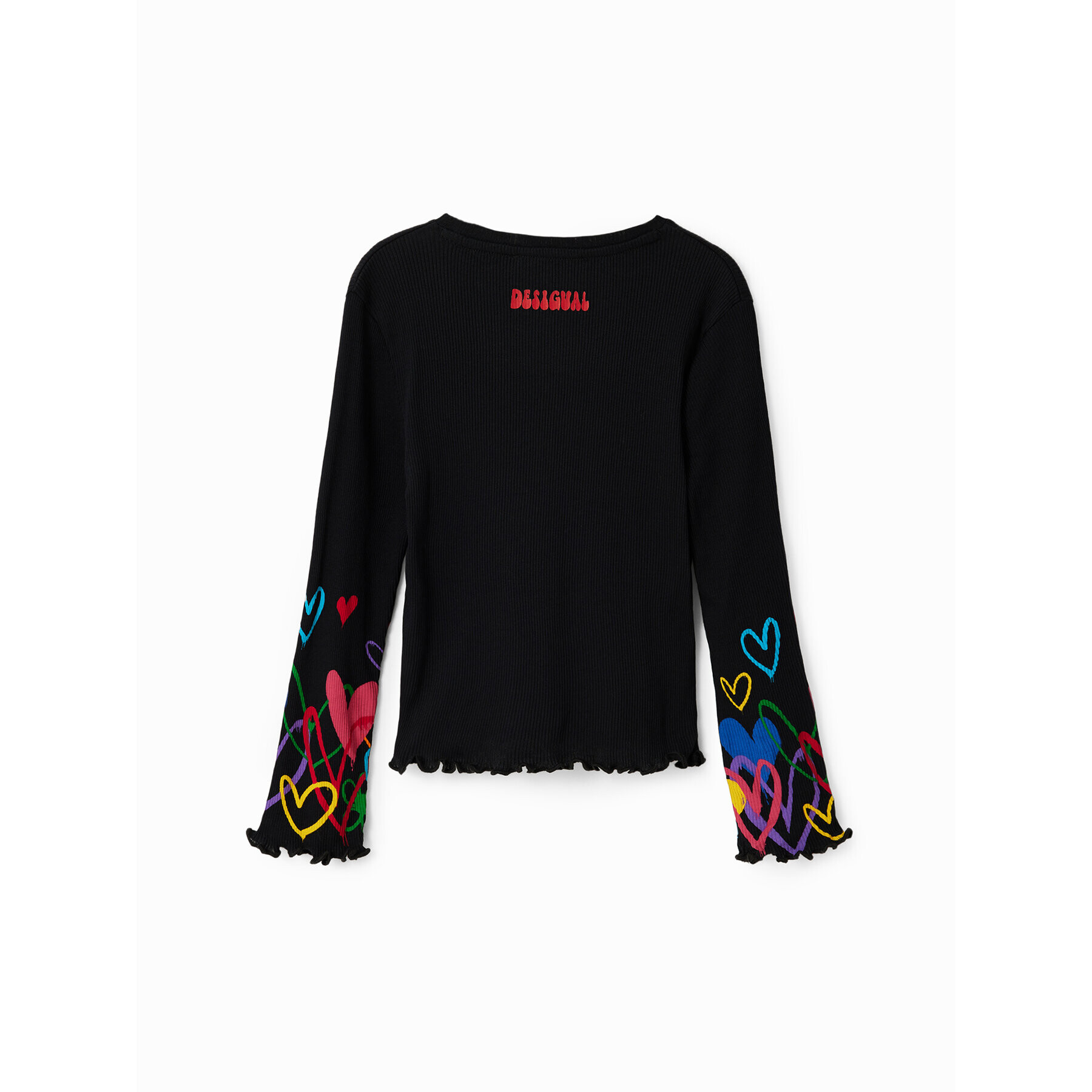 Desigual Bluză 23WGTK01 Negru Regular Fit - Pled.ro