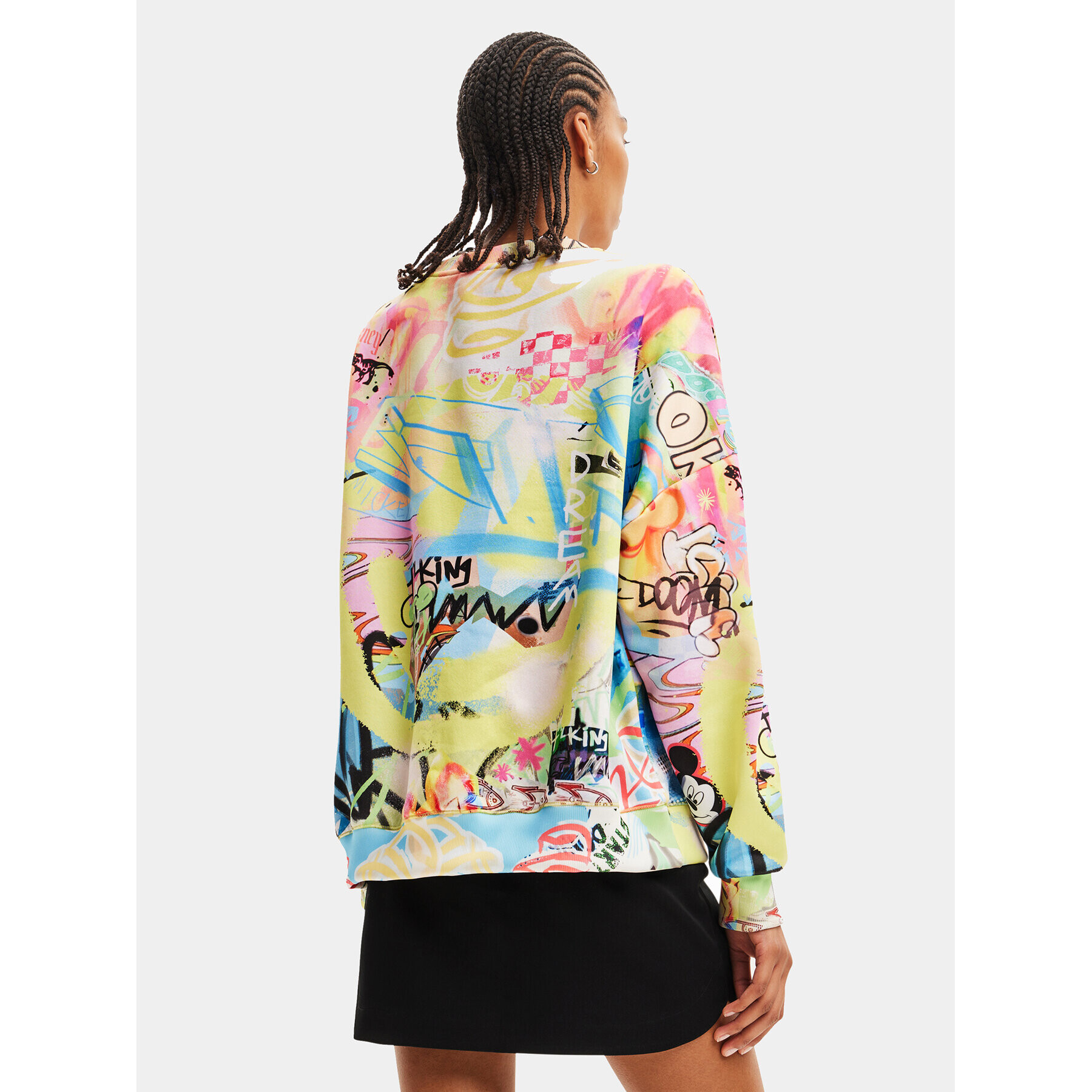 Desigual Bluză 23WWSK59 Colorat Oversize - Pled.ro