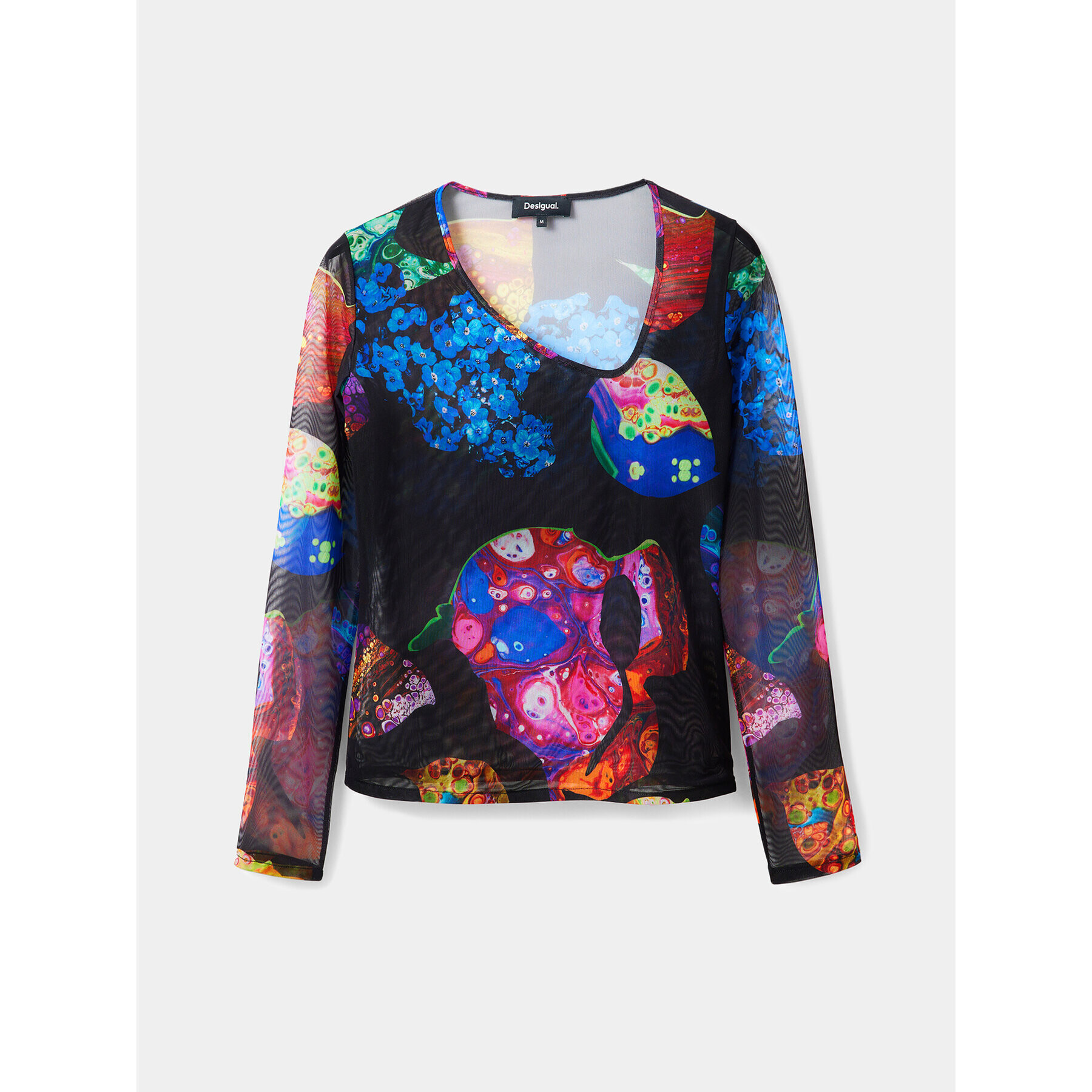 Desigual Bluză 23WWTK06 Negru Regular Fit - Pled.ro