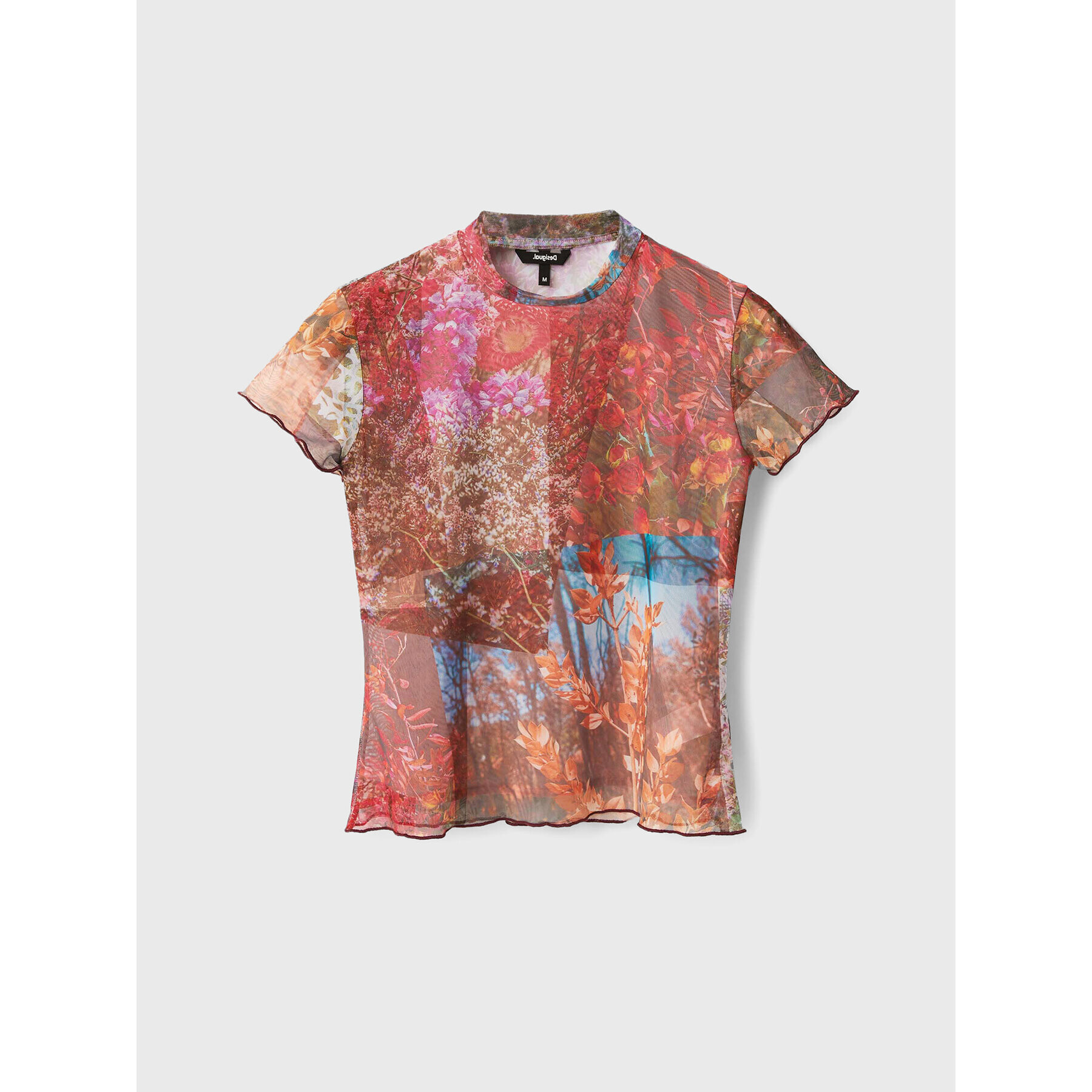 Desigual Bluză Bora 22WWTK10 Colorat Slim Fit - Pled.ro