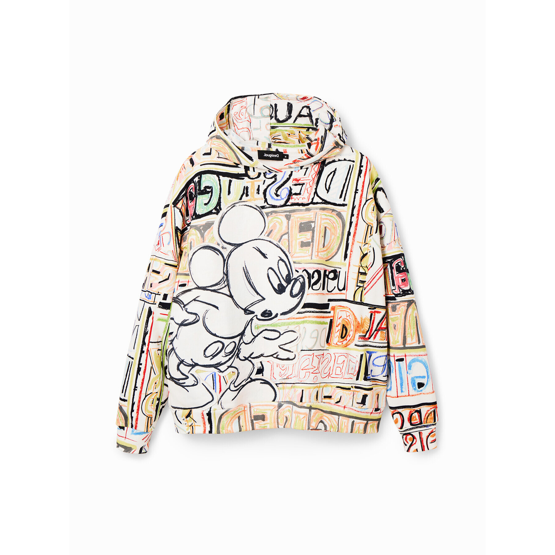 Desigual Bluză DISNEY Mickey Letters 23SWSK31 Colorat Oversize - Pled.ro