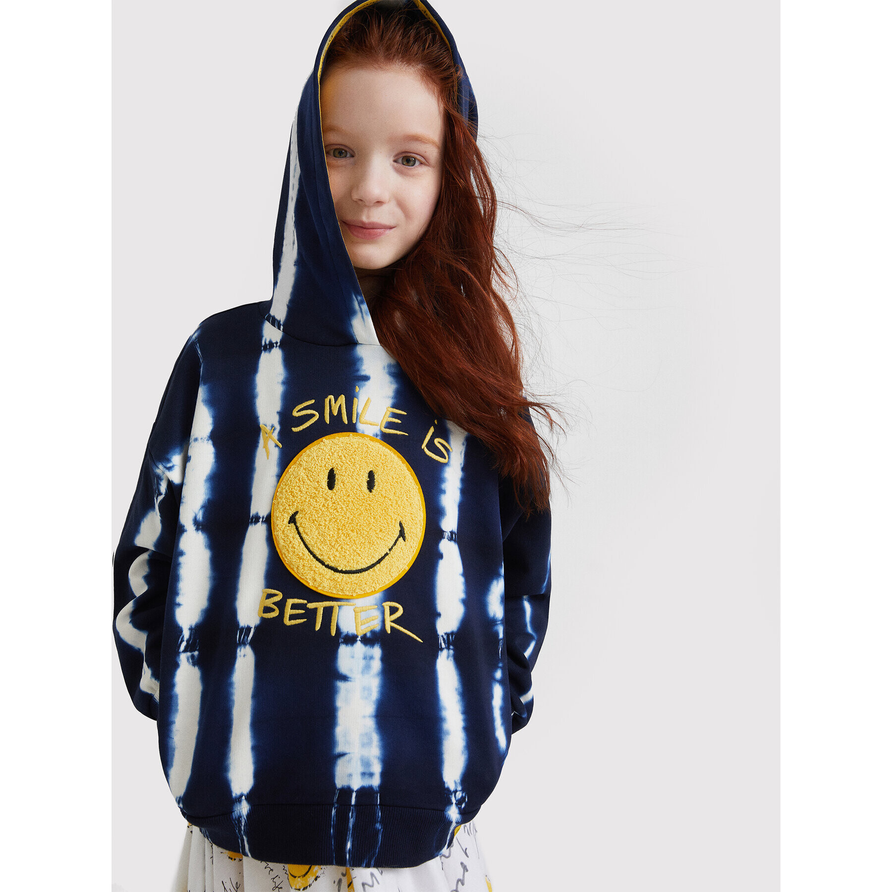 Desigual Bluză SMILEY Forcis 22SBSK04 Bleumarin Regular Fit - Pled.ro