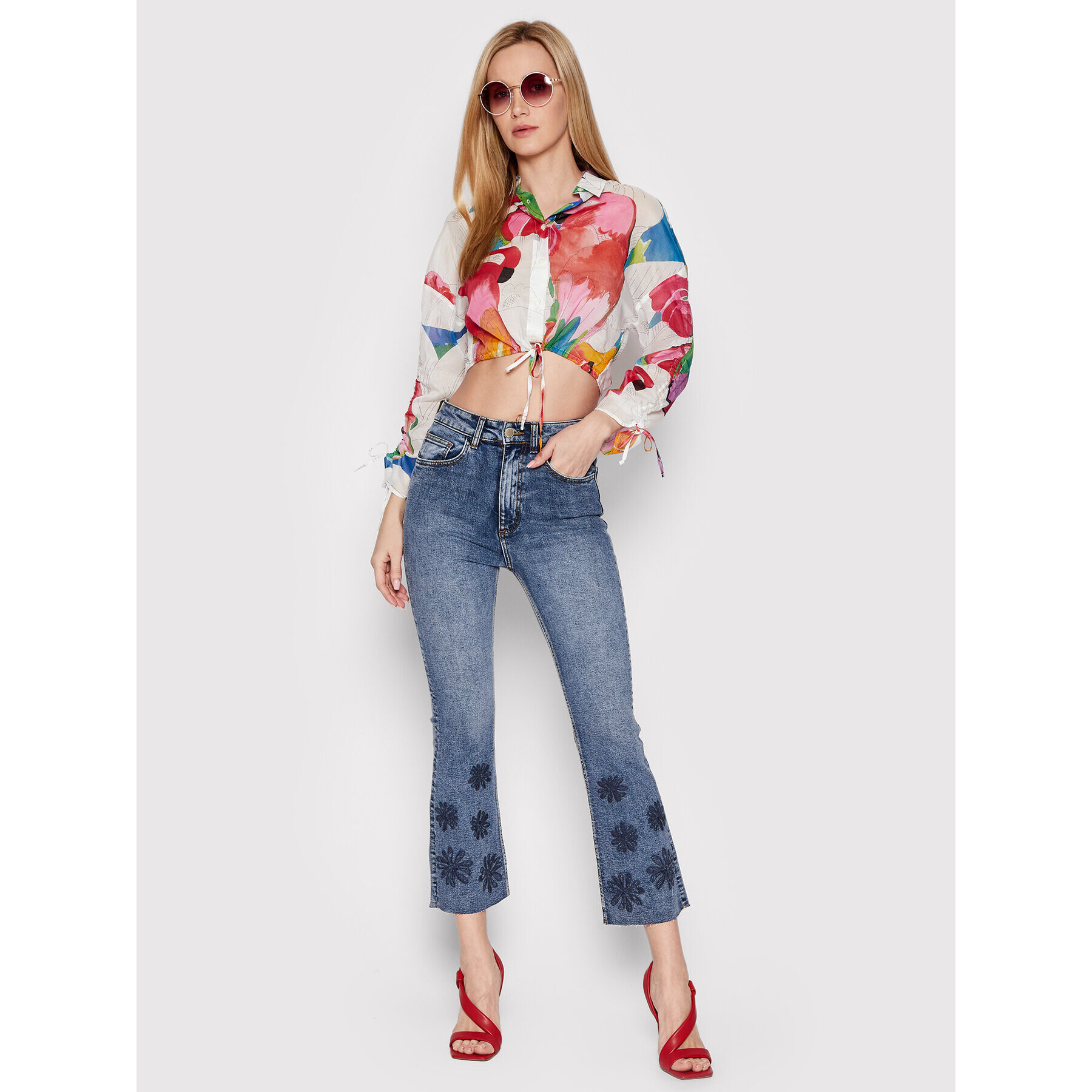 Desigual Cămașă Kailua 22SWCW23 Colorat Regular Fit - Pled.ro