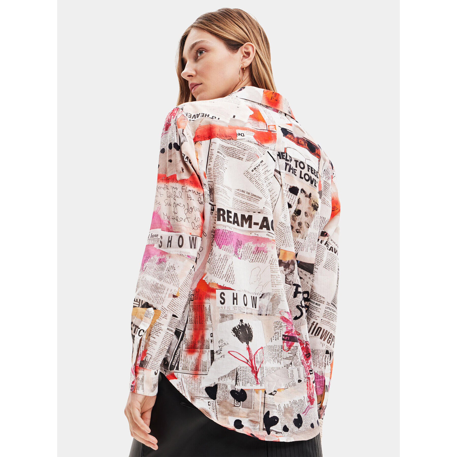 Desigual Cămașă 23WWCW21 Alb Regular Fit - Pled.ro