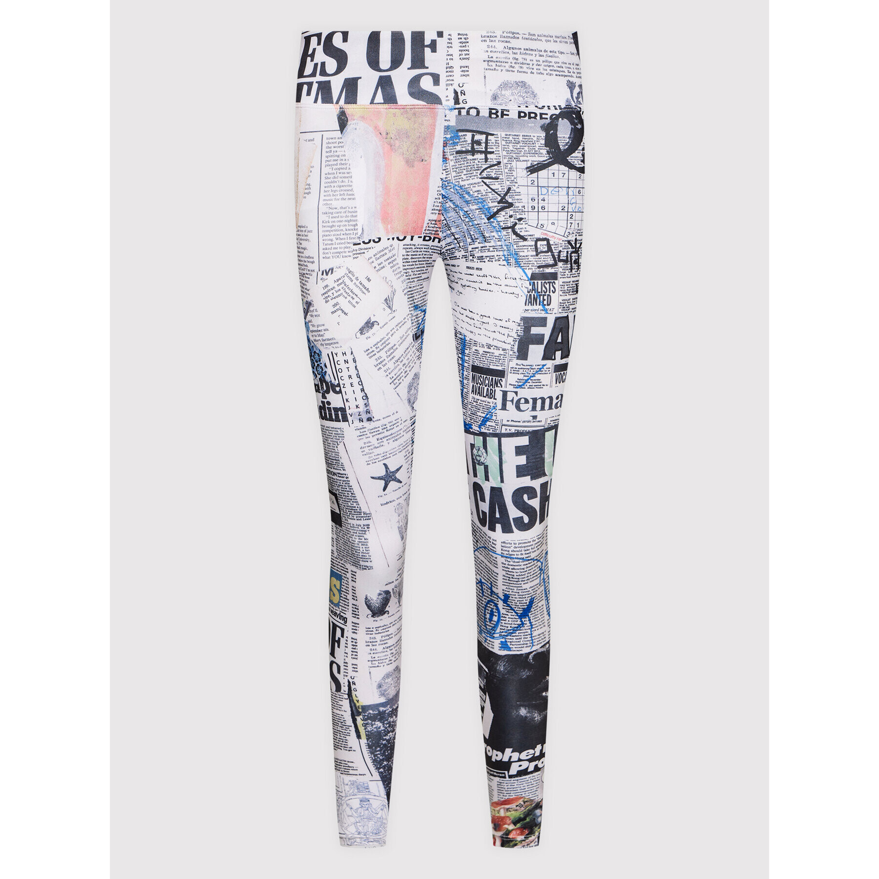 Desigual Colanți Any News 22SWKK02 Gri Slim Fit - Pled.ro