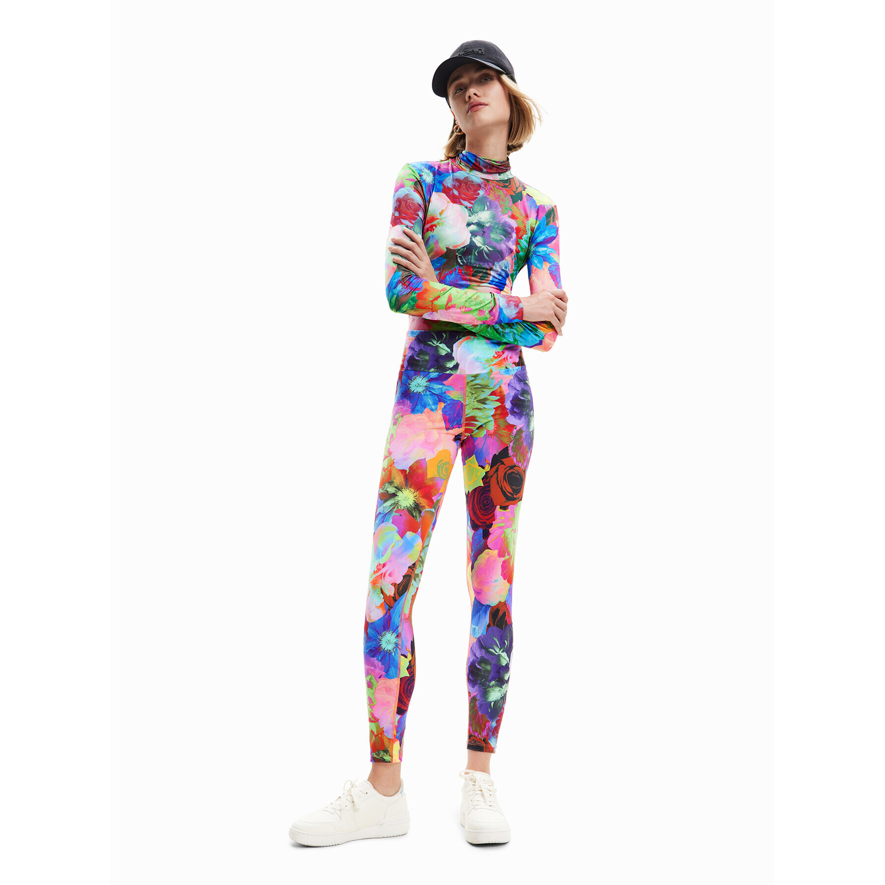 Desigual Colanți Tulipa 23SWKK07 Colorat Slim Fit - Pled.ro