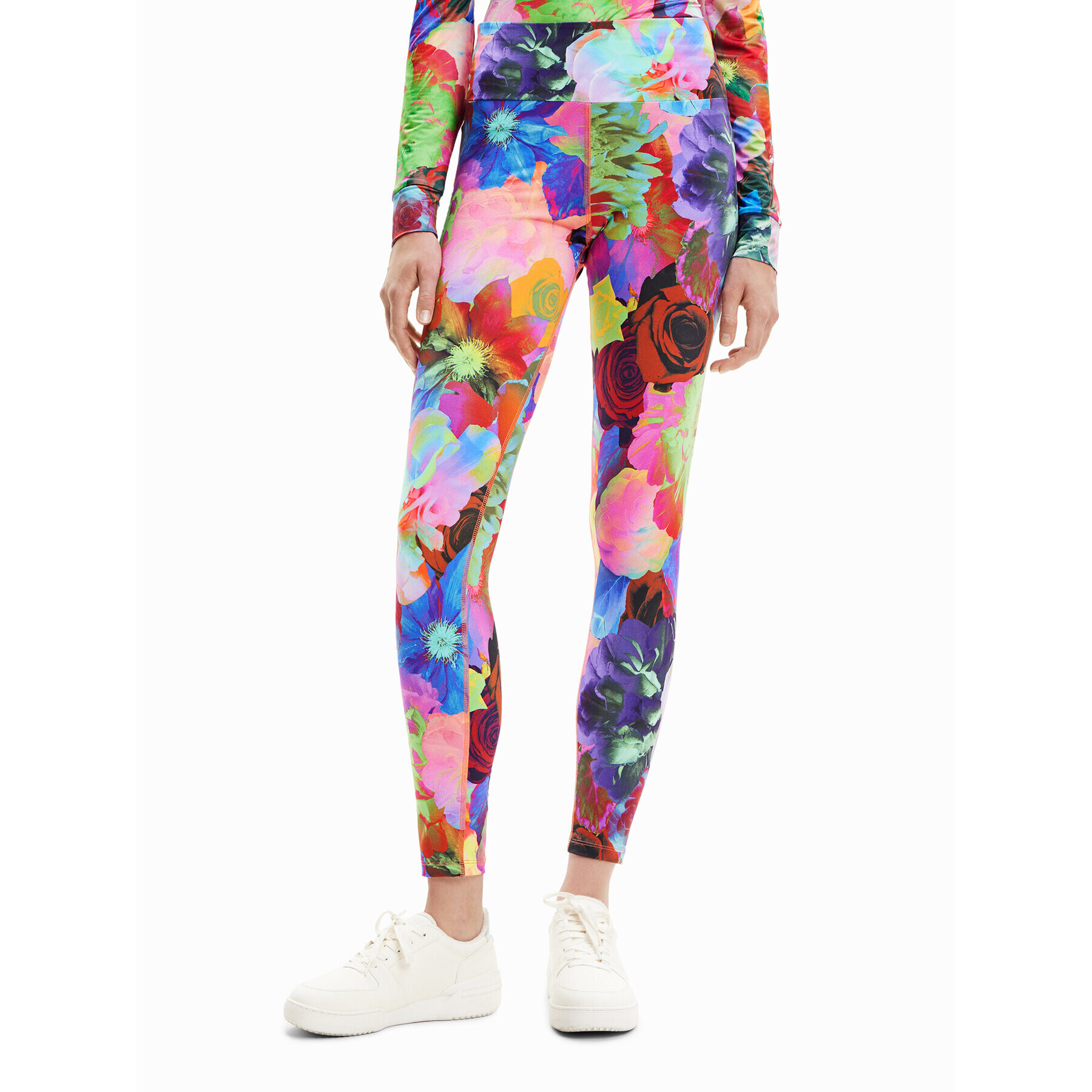 Desigual Colanți Tulipa 23SWKK07 Colorat Slim Fit - Pled.ro