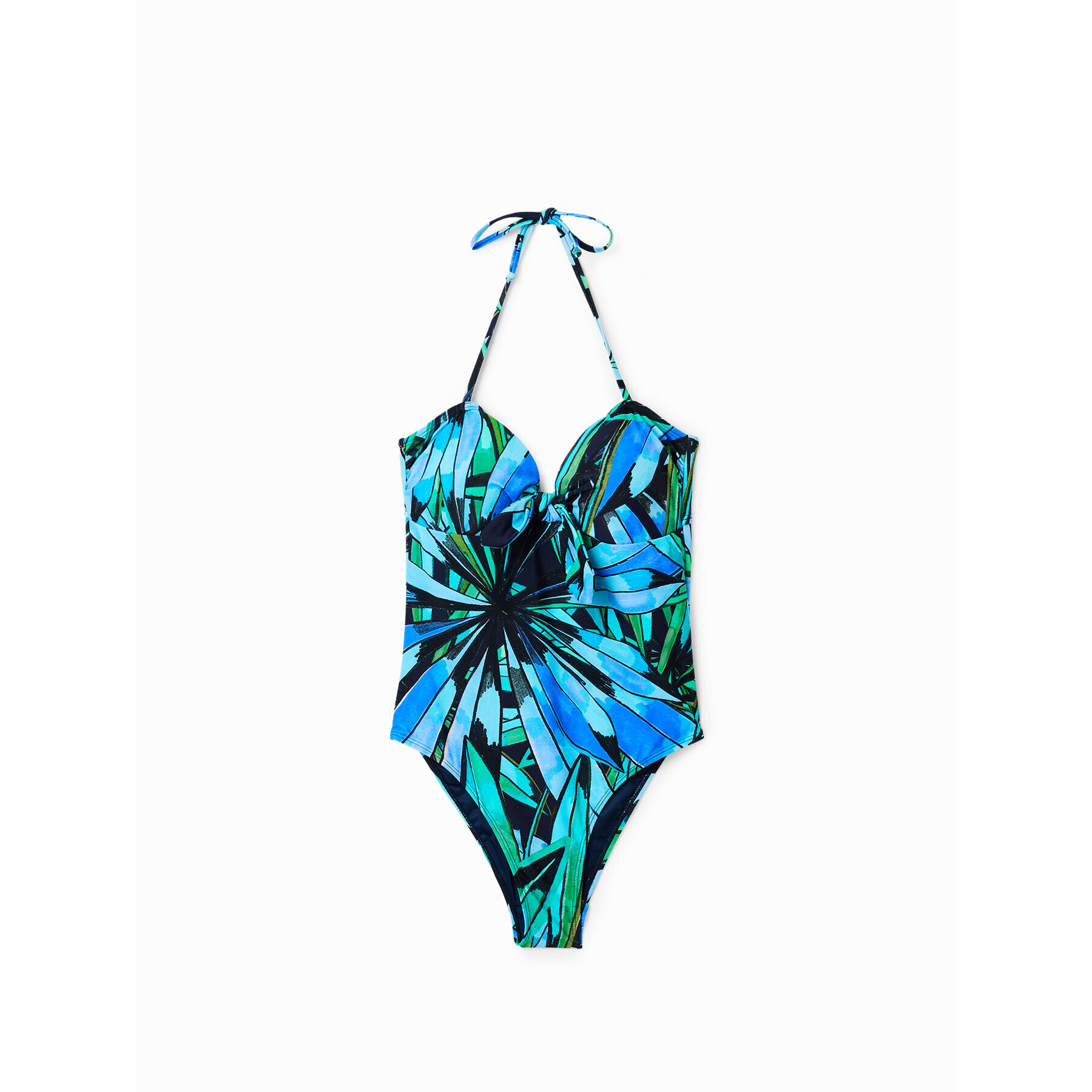 Desigual Costum de baie Rainforest 23SWMK35 Albastru - Pled.ro