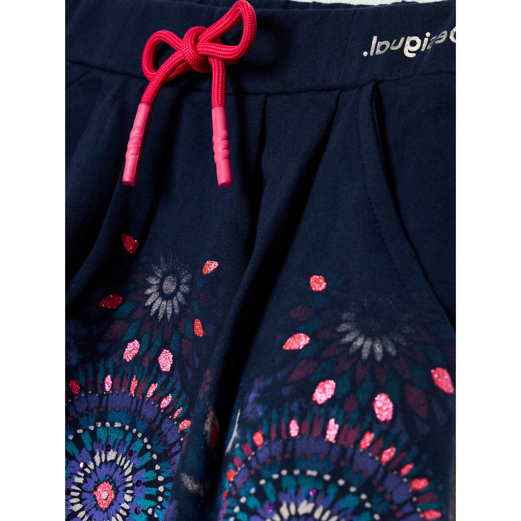 Desigual Fustă Cajal 21SGFK03 Bleumarin Regular Fit - Pled.ro