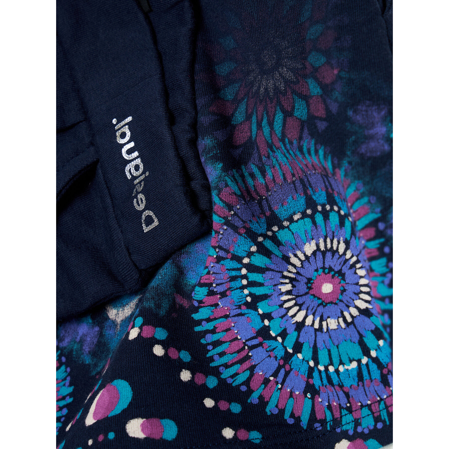 Desigual Fustă Cajal 21SGFK03 Bleumarin Regular Fit - Pled.ro