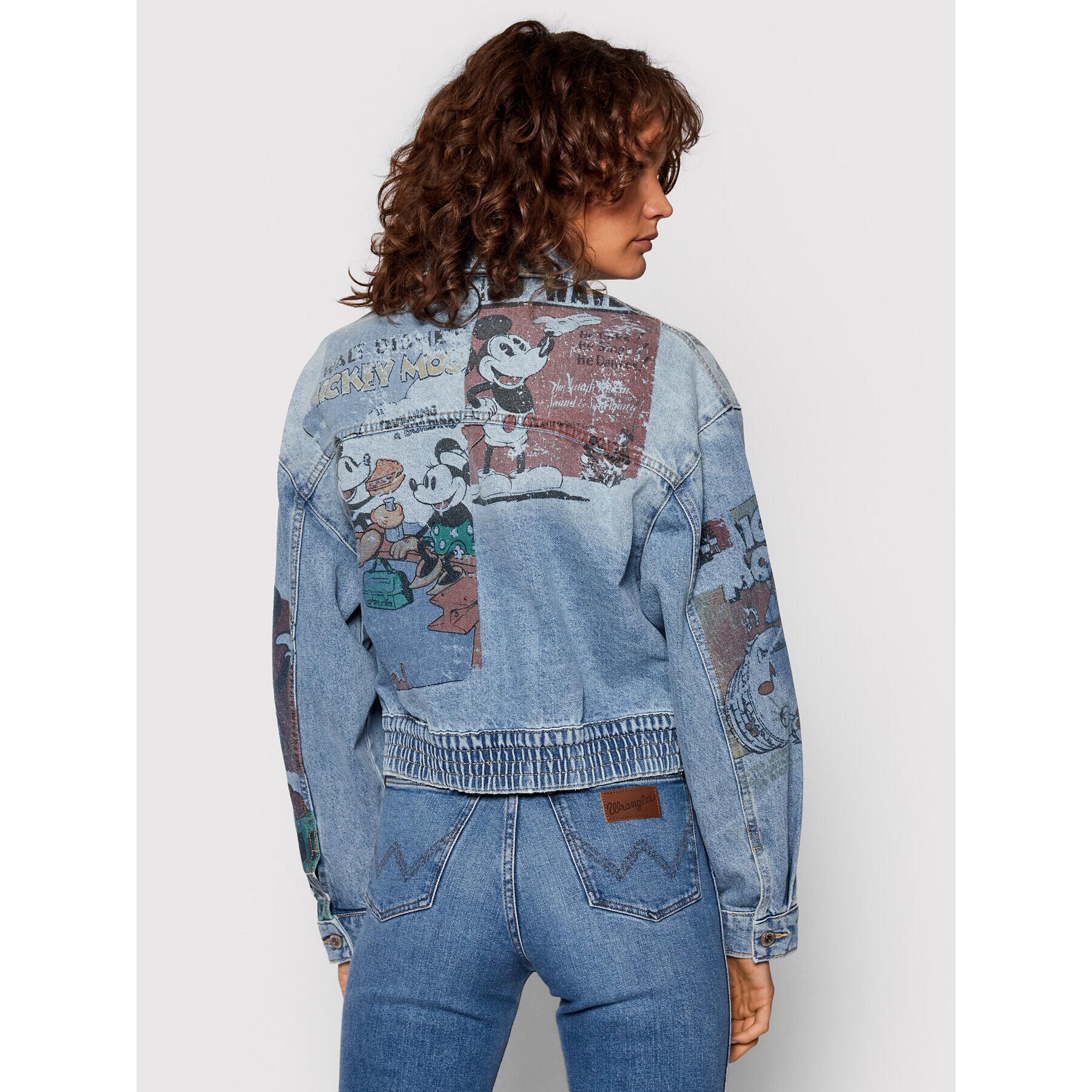 Desigual Geacă de blugi DISNEY India 21WWED32 Albastru Oversize - Pled.ro