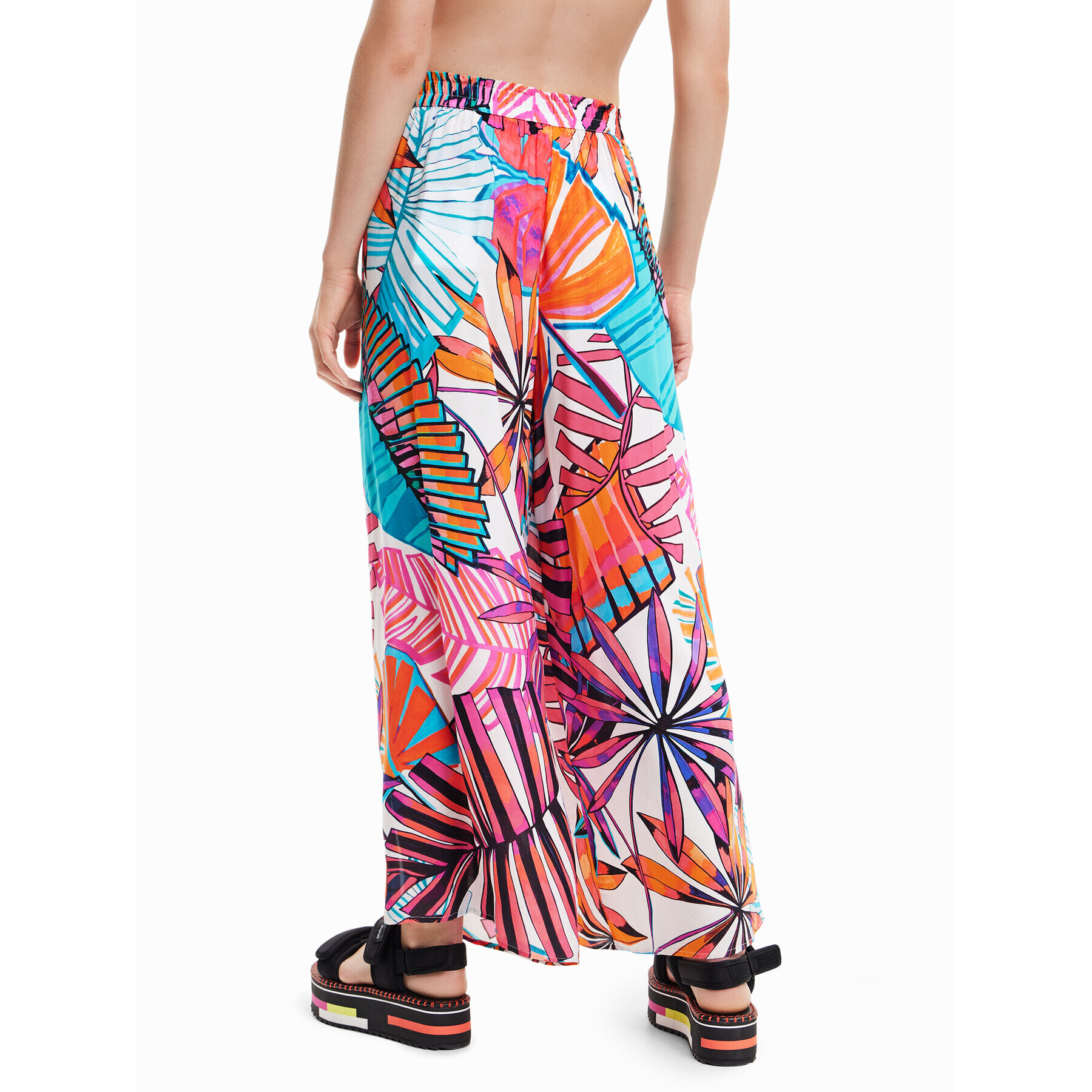 Desigual Pantaloni din material 23SWMW08 Colorat Regular Fit - Pled.ro