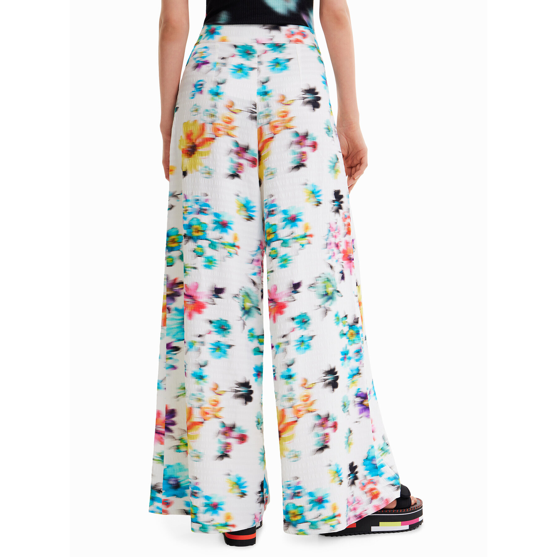 Desigual Pantaloni din material 23SWPW11 Colorat Regular Fit - Pled.ro