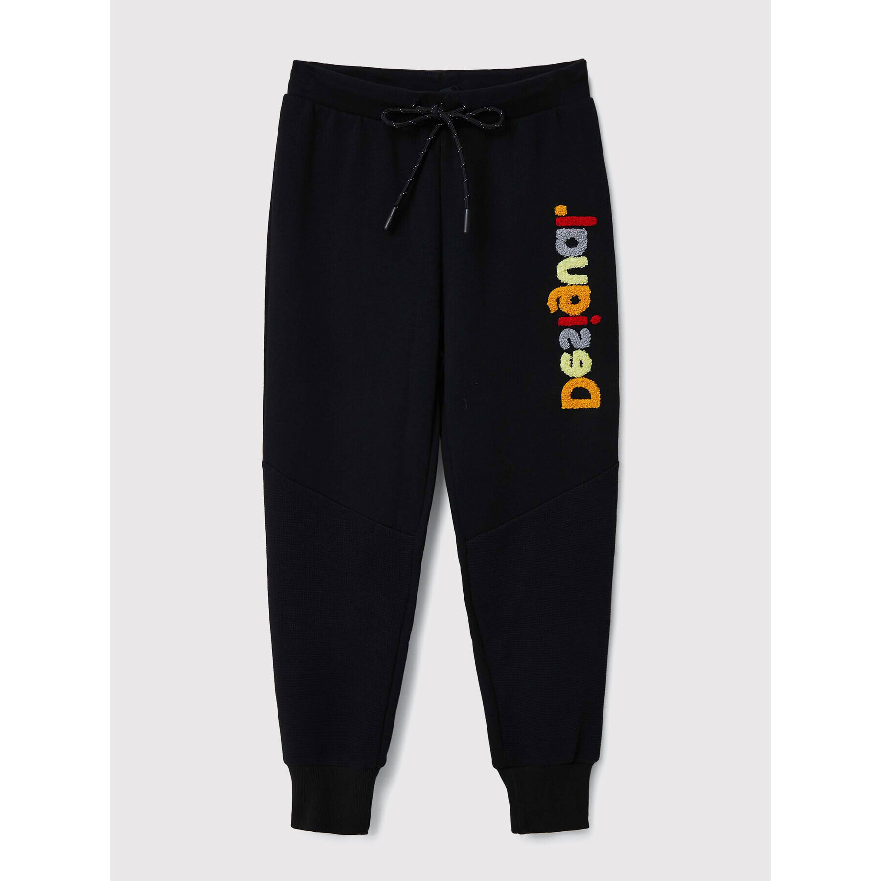 Desigual Pantaloni trening Alan 22WBPK04 Negru Regular Fit - Pled.ro