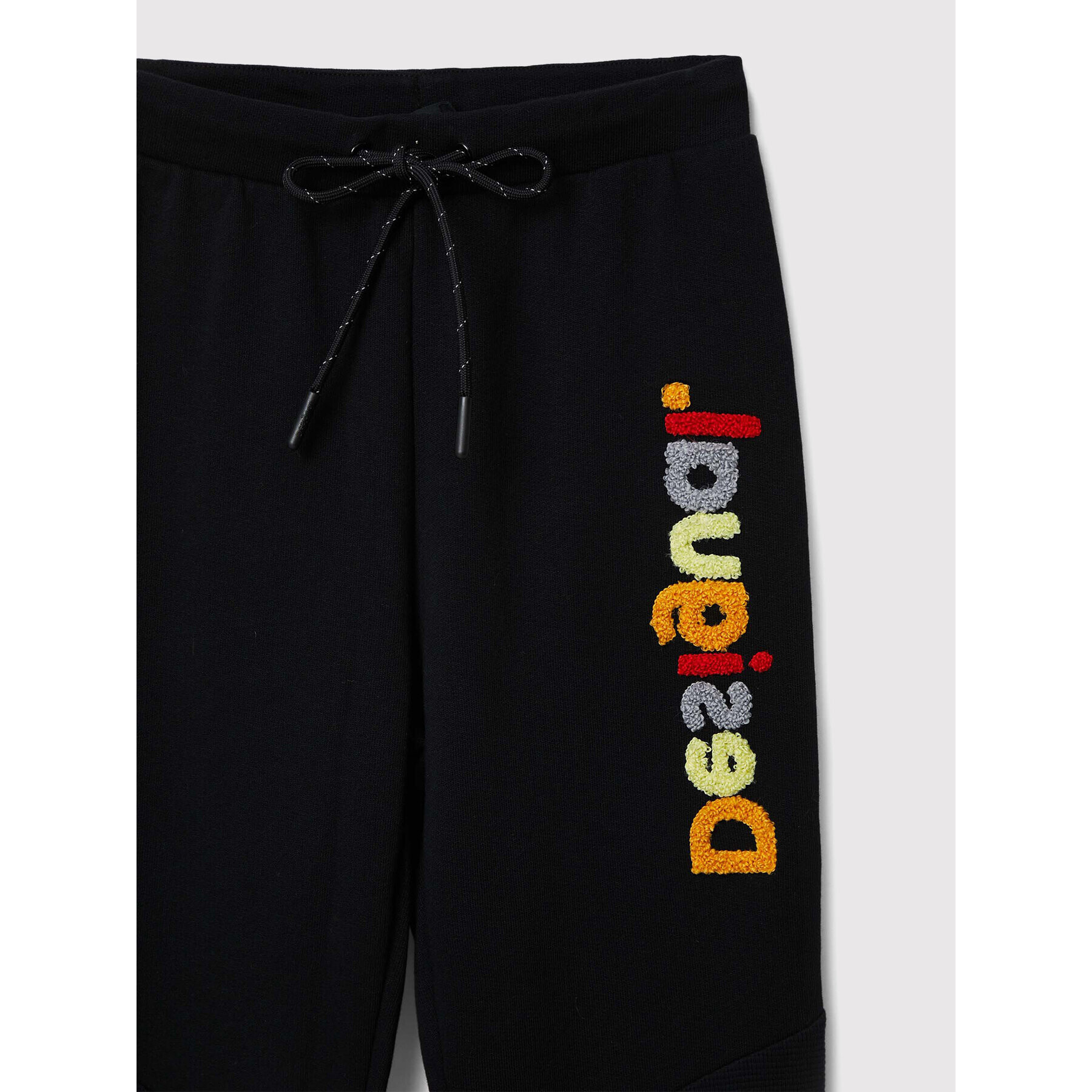 Desigual Pantaloni trening Alan 22WBPK04 Negru Regular Fit - Pled.ro