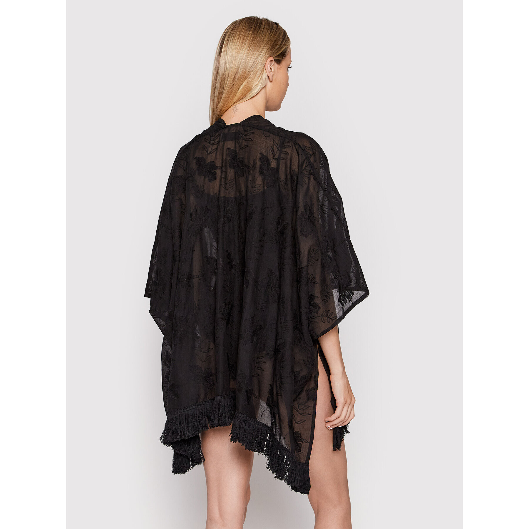 Desigual Poncho Clara 22SAWA56 Negru Regular Fit - Pled.ro