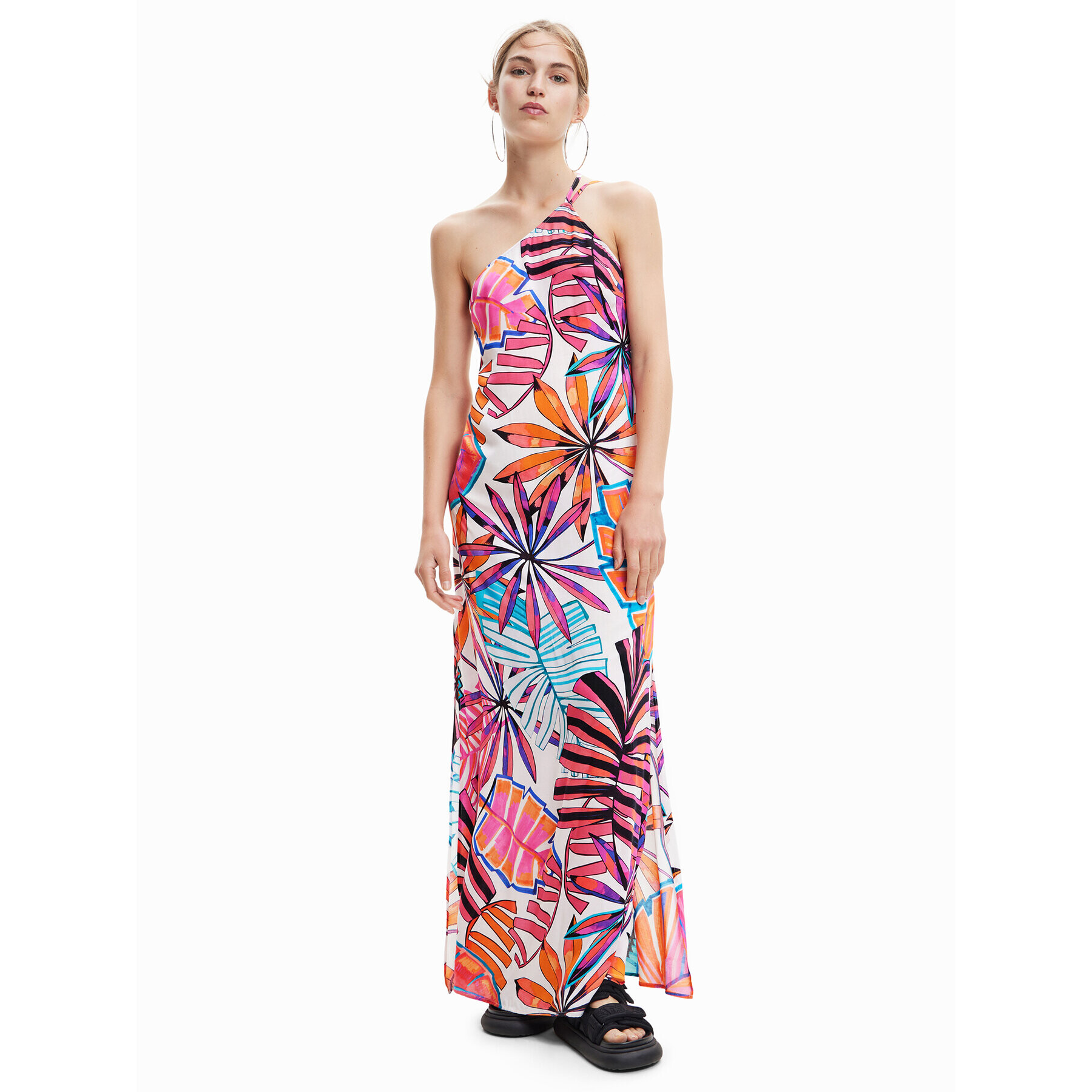 Desigual Rochie de vară 23SWMW06 Colorat Regular Fit - Pled.ro