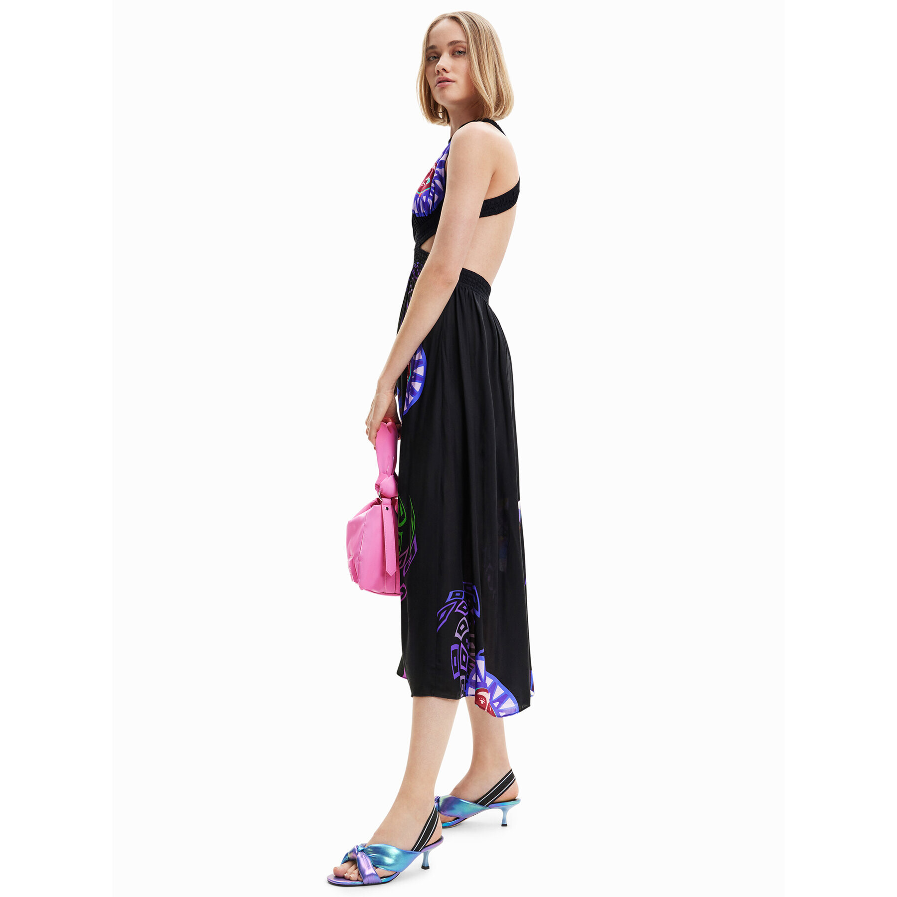 Desigual Rochie de vară 23SWMW21 Colorat Regular Fit - Pled.ro