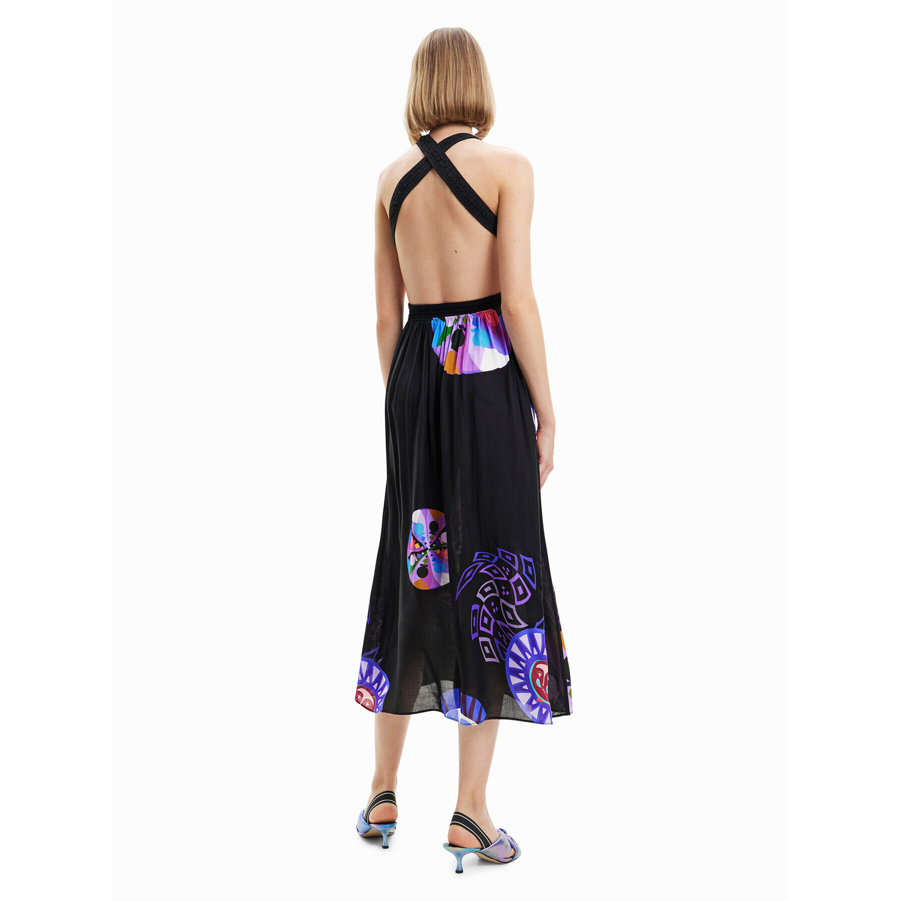 Desigual Rochie de vară 23SWMW21 Colorat Regular Fit - Pled.ro