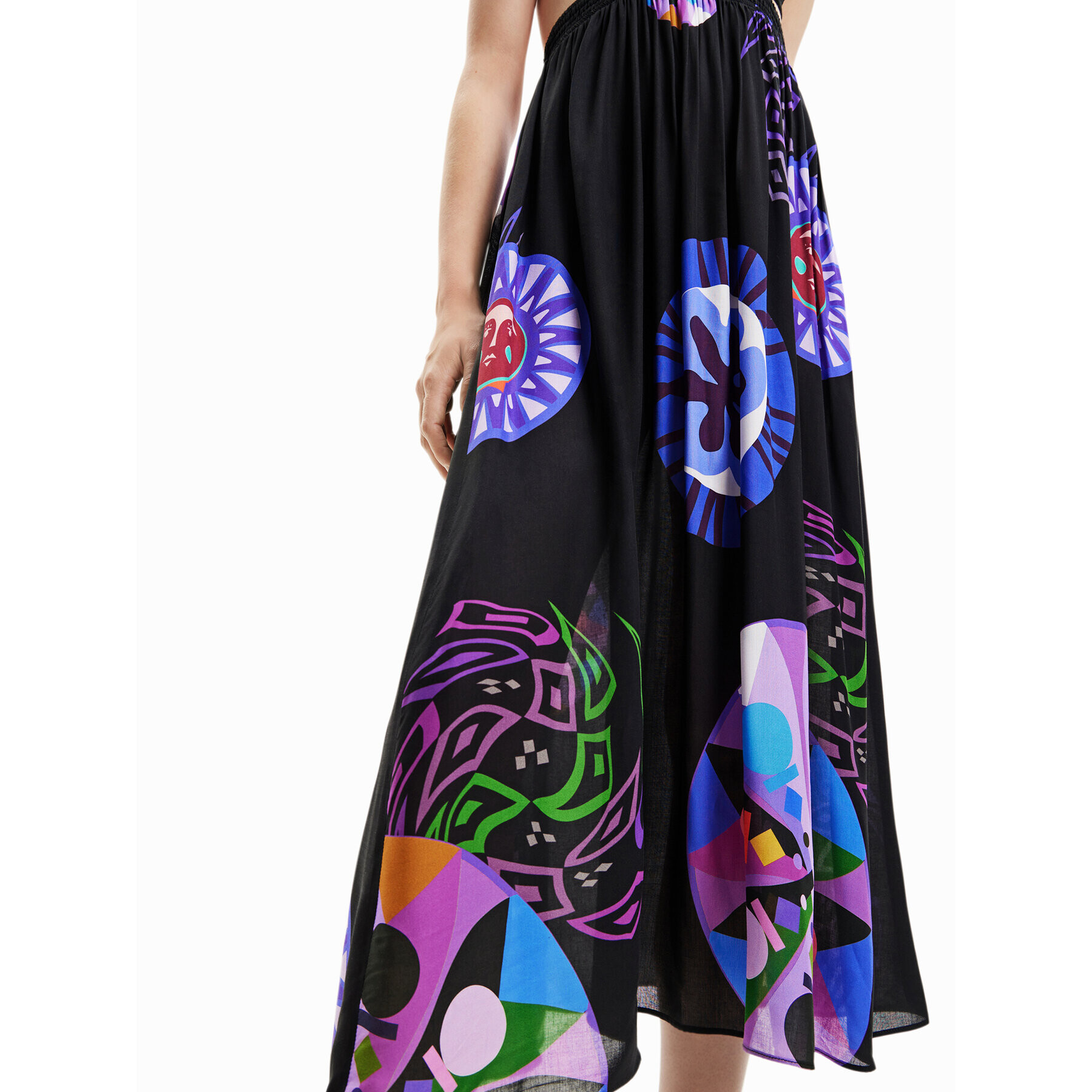 Desigual Rochie de vară 23SWMW21 Colorat Regular Fit - Pled.ro