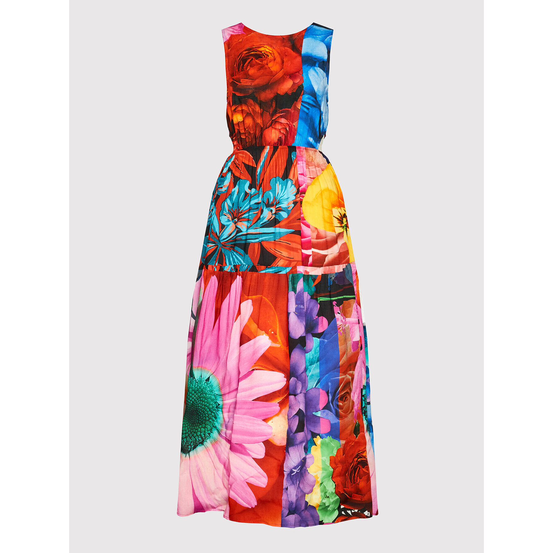 Desigual Rochie de vară MONSIEUR CHRISTIAN LACROIX Nantes 22SWVW56 Colorat Regular Fit - Pled.ro