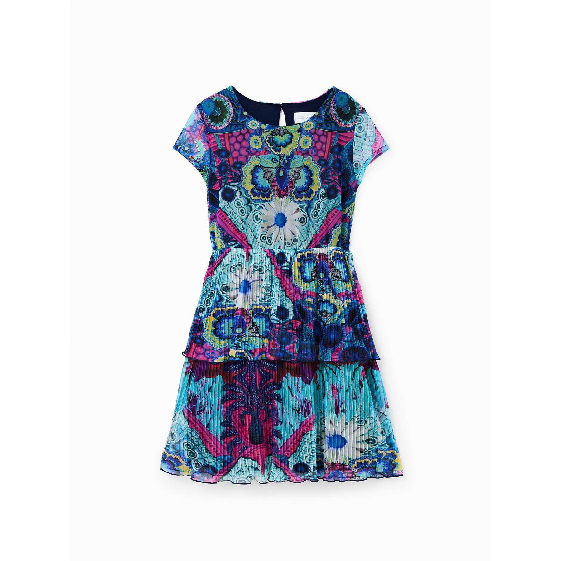 Desigual Rochie de zi 23SGVK19 Albastru Regular Fit - Pled.ro