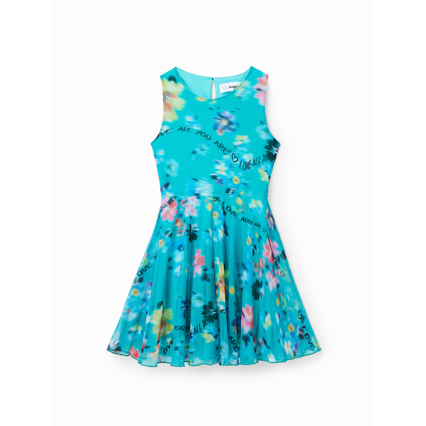 Desigual Rochie de zi 23SGVK21 Albastru Regular Fit - Pled.ro