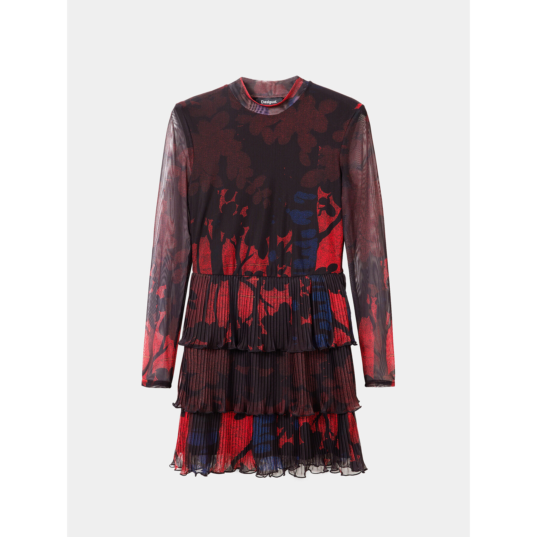 Desigual Rochie de zi 23WWVK78 Roșu Regular Fit - Pled.ro