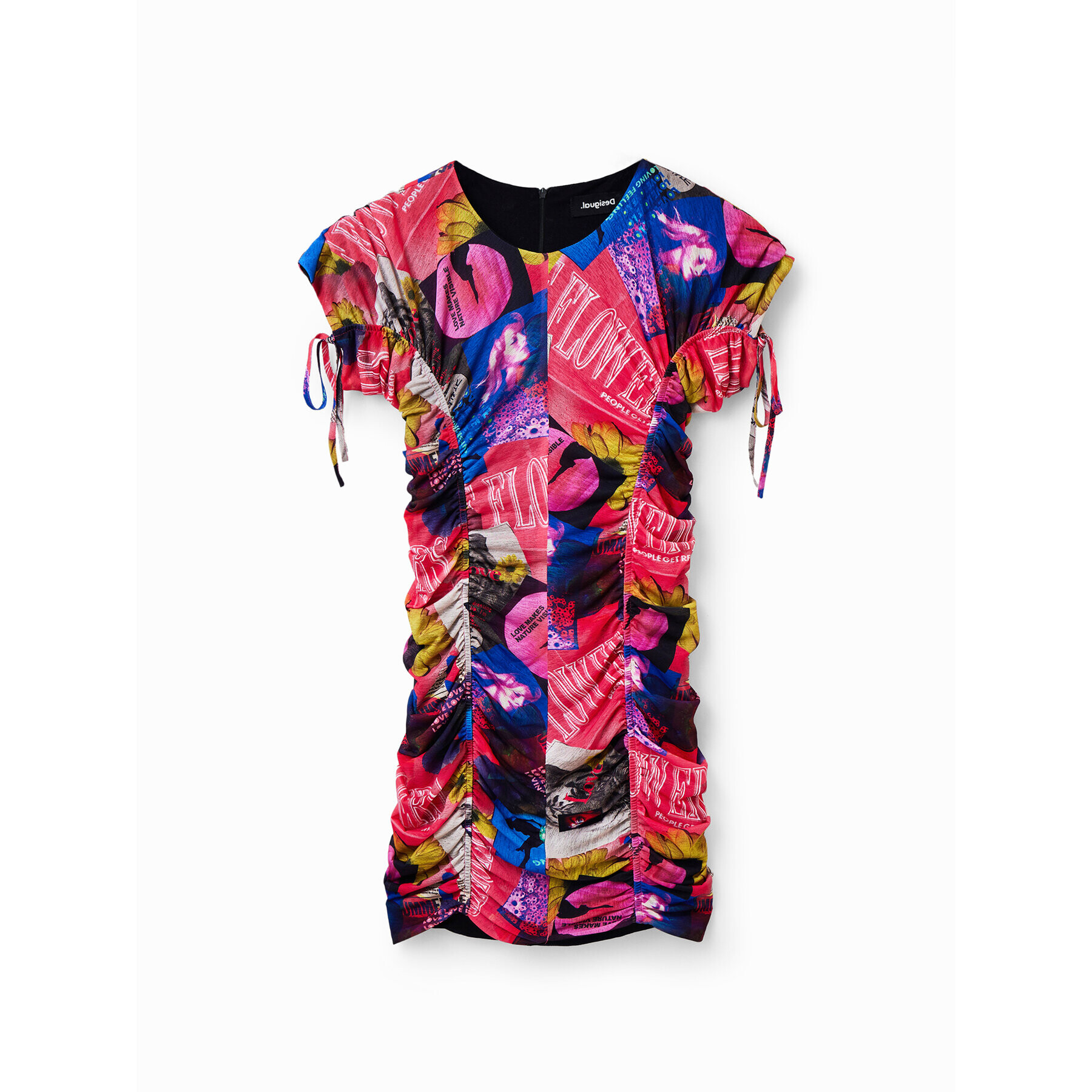 Desigual Rochie de zi Dijon 23SWVK45 Colorat Slim Fit - Pled.ro