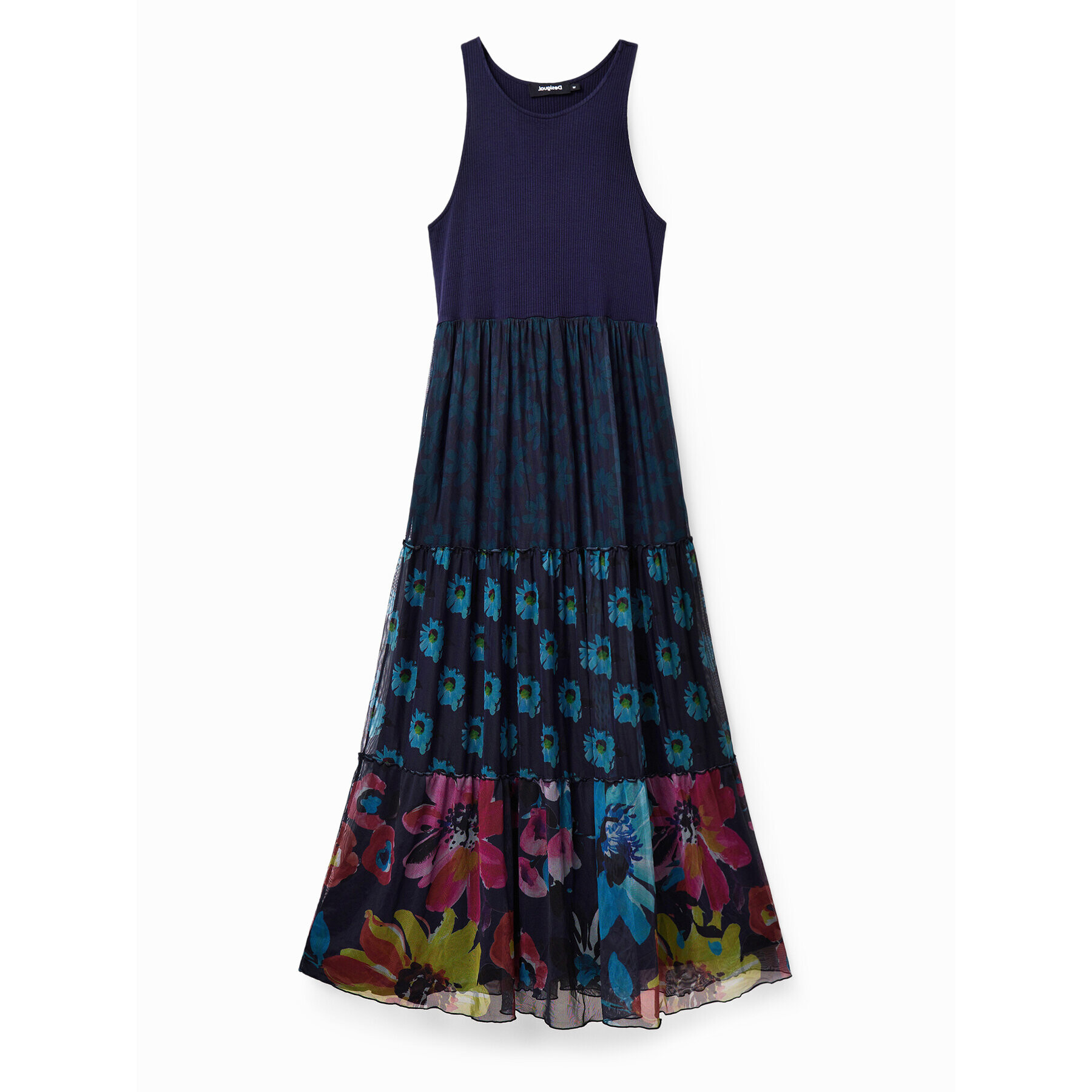 Desigual Rochie de zi Dudas 23SWVK90 Bleumarin Regular Fit - Pled.ro