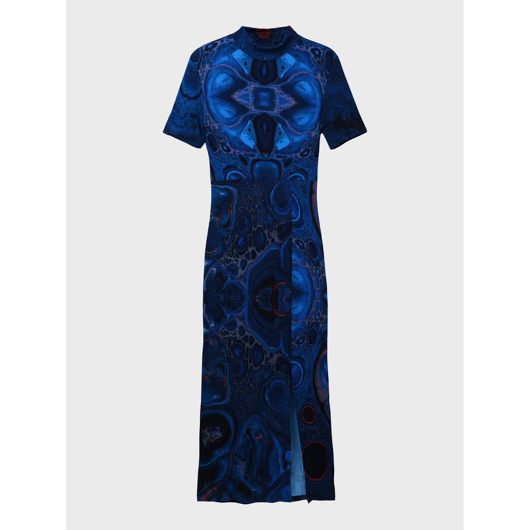 Desigual Rochie de zi Hian 22WWVK01 Bleumarin Slim Fit - Pled.ro