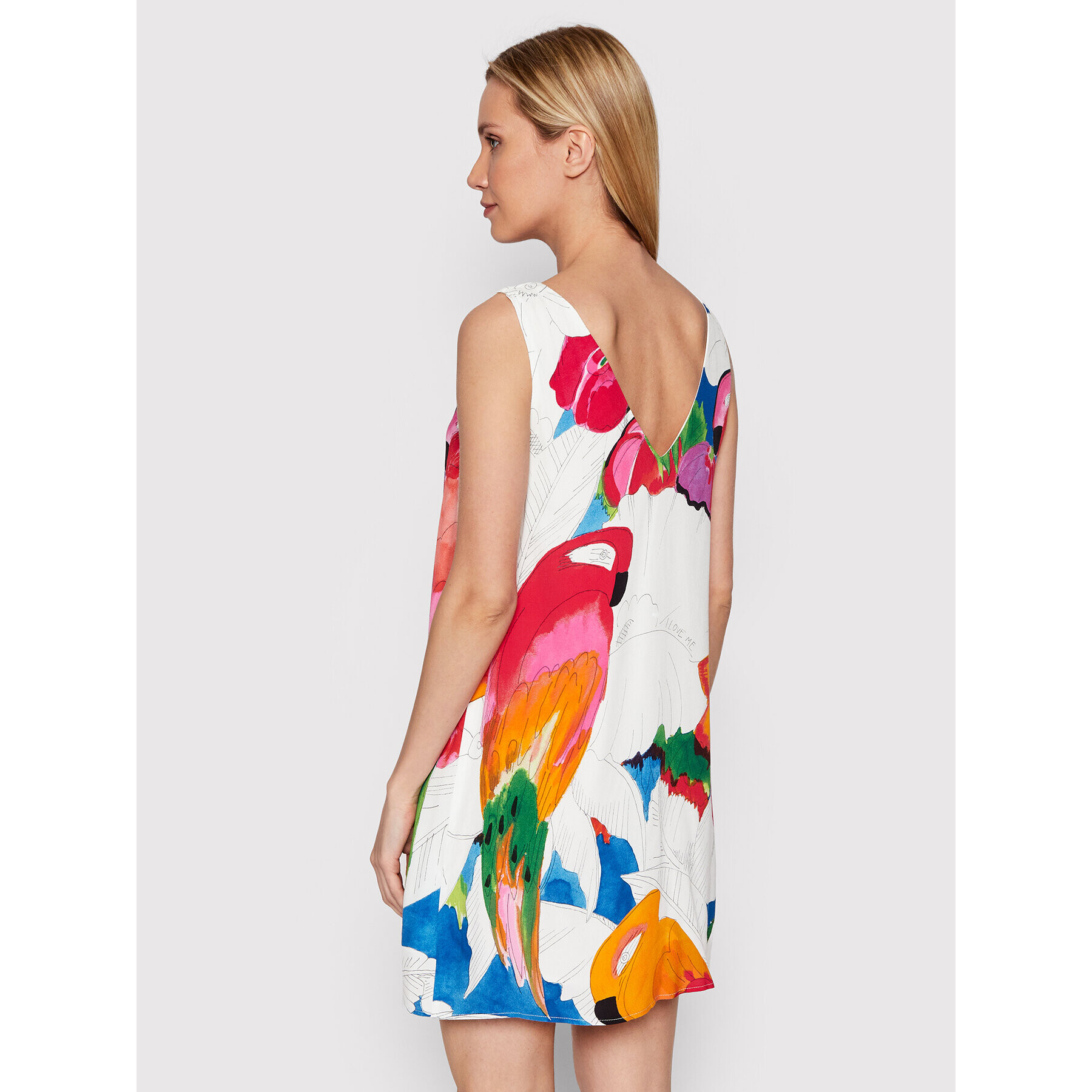 Desigual Rochie de zi Kailua 22SWVW45 Colorat Regular Fit - Pled.ro