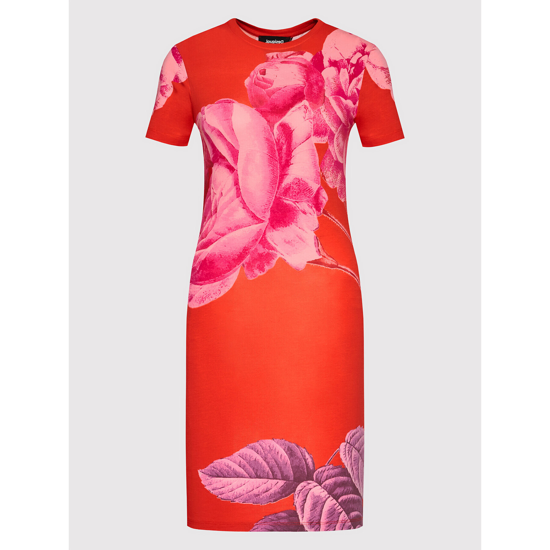 Desigual Rochie de zi MONSIEUR CHRISTIAN LACROIX Luz 22SWVK60 Roșu Regular Fit - Pled.ro