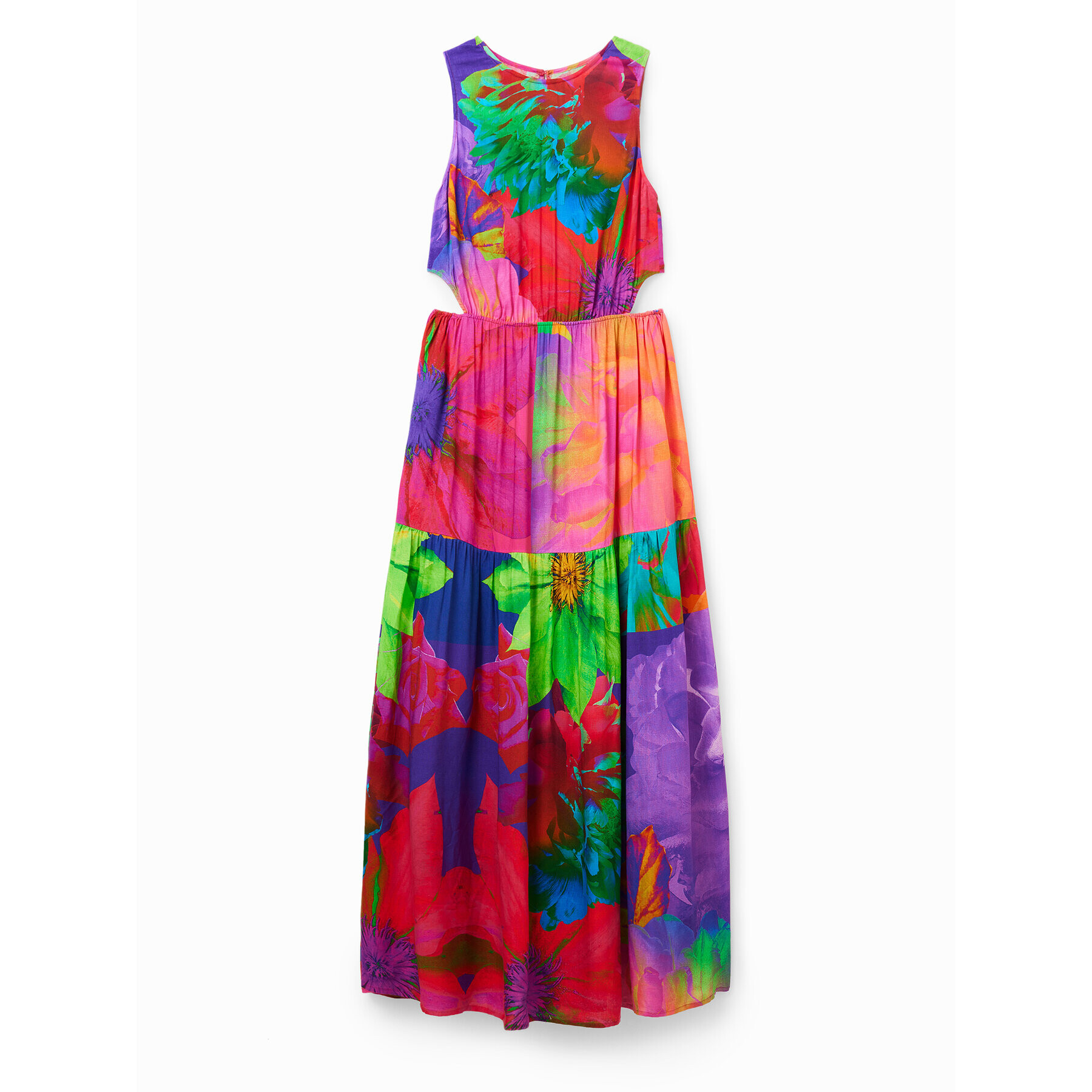 Desigual Rochie de zi Sandall 23SWVW91 Colorat Regular Fit - Pled.ro