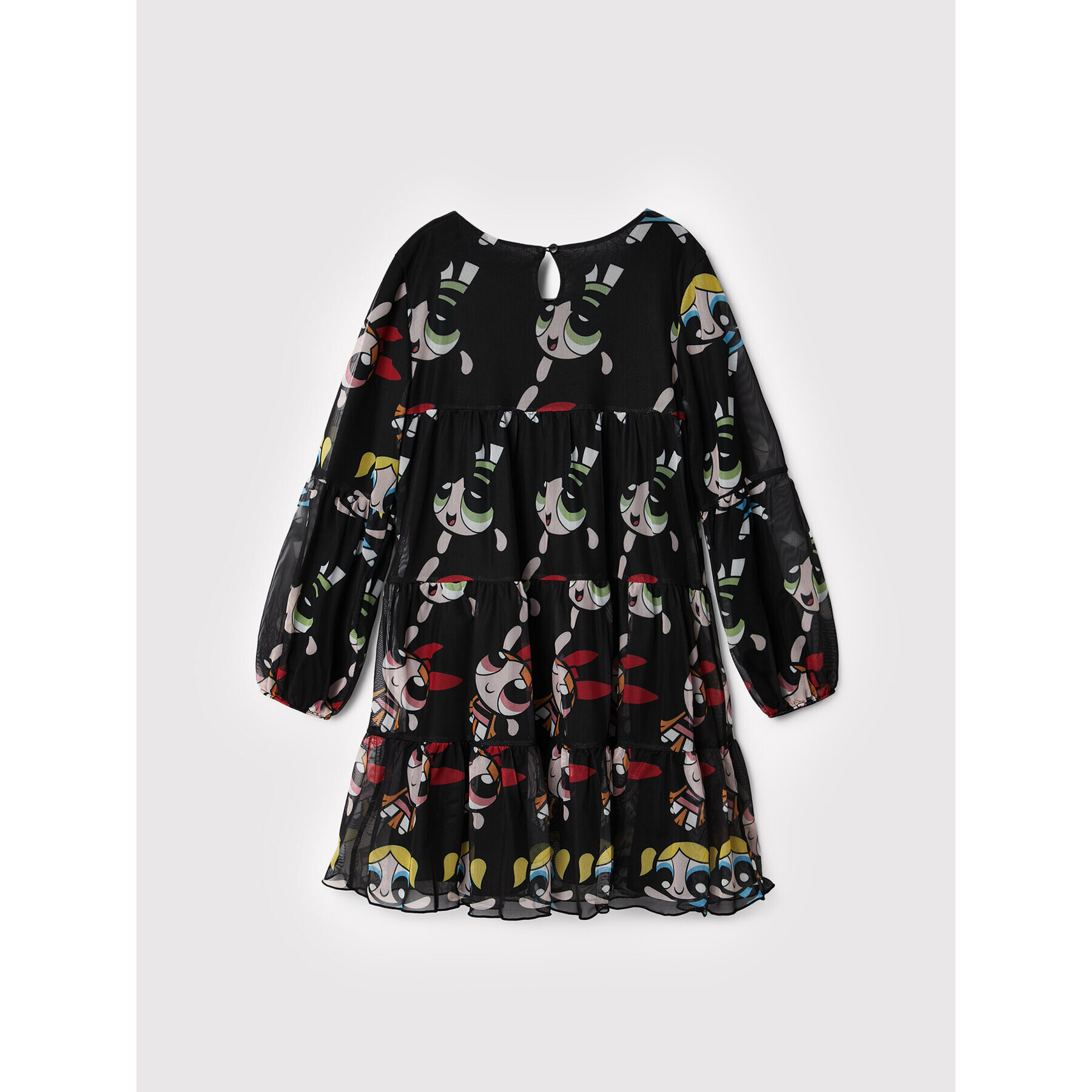 Desigual Rochie de zi THE POWERPUFF GIRLS 22WGVK18 Negru Relaxed Fit - Pled.ro