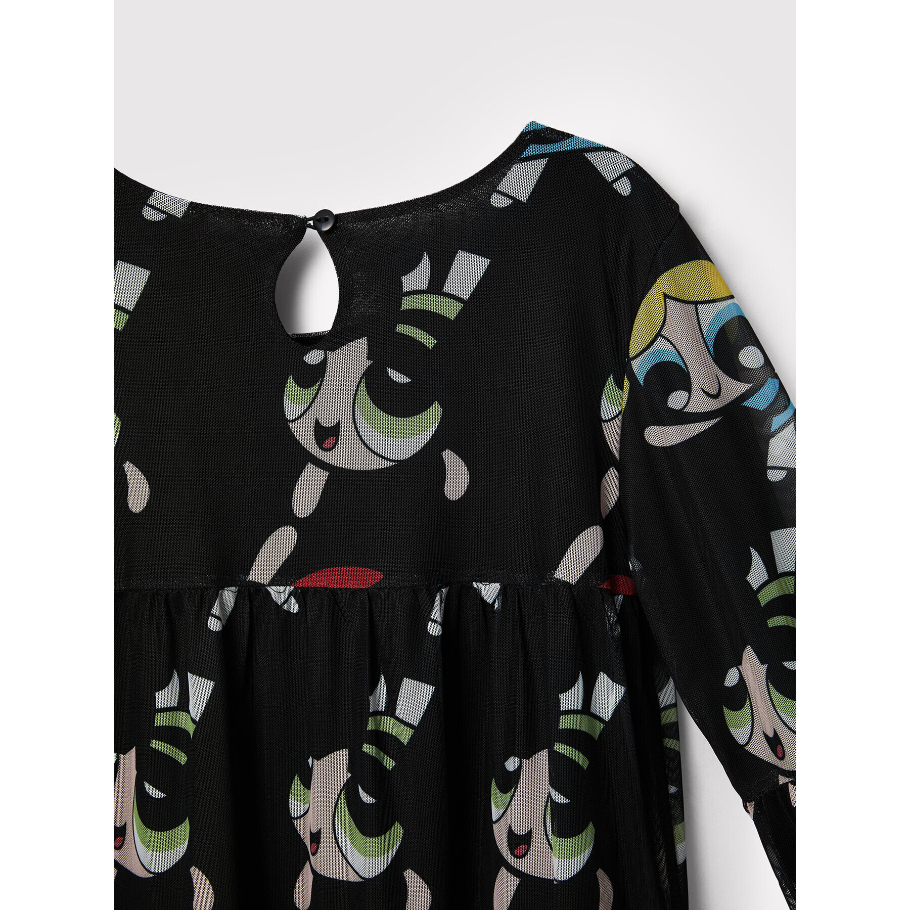 Desigual Rochie de zi THE POWERPUFF GIRLS 22WGVK18 Negru Relaxed Fit - Pled.ro