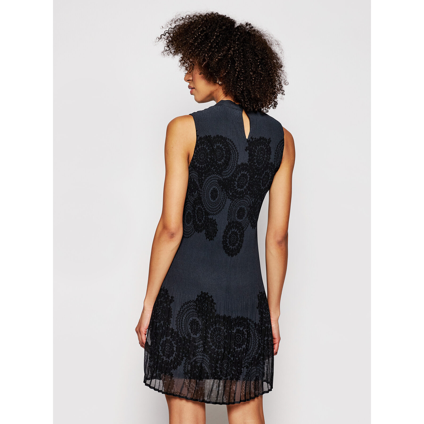 Desigual Rochie de zi Toronto 21SWVW61 Bleumarin Regular Fit - Pled.ro