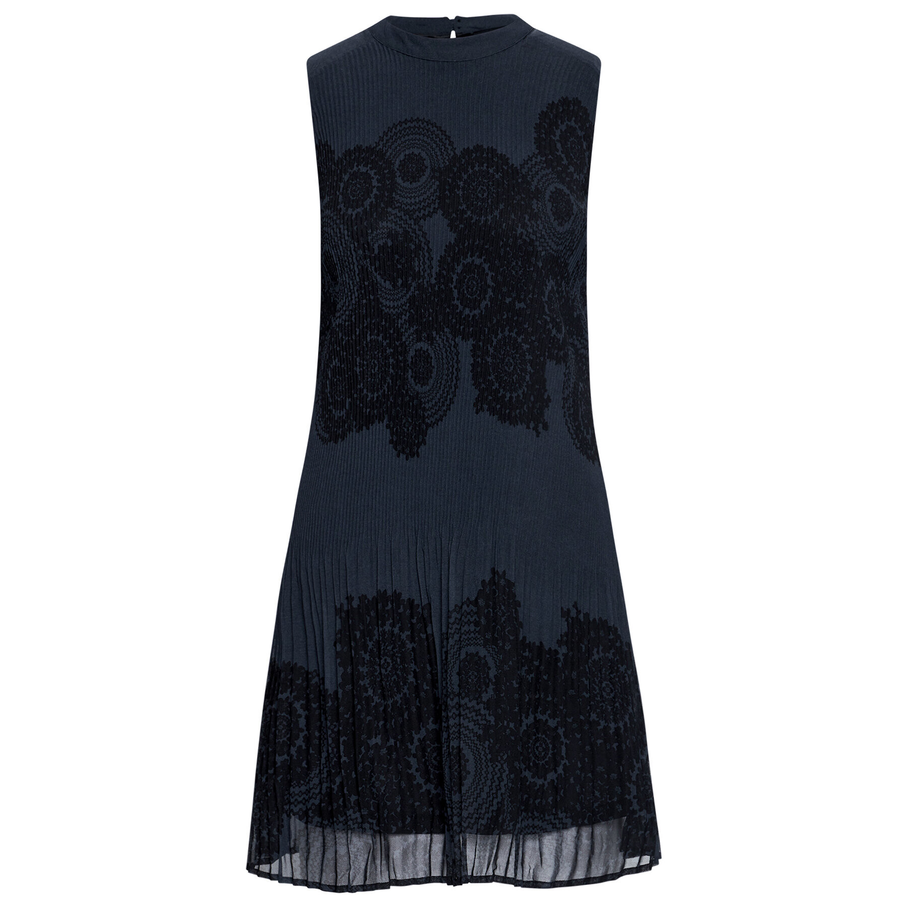 Desigual Rochie de zi Toronto 21SWVW61 Bleumarin Regular Fit - Pled.ro