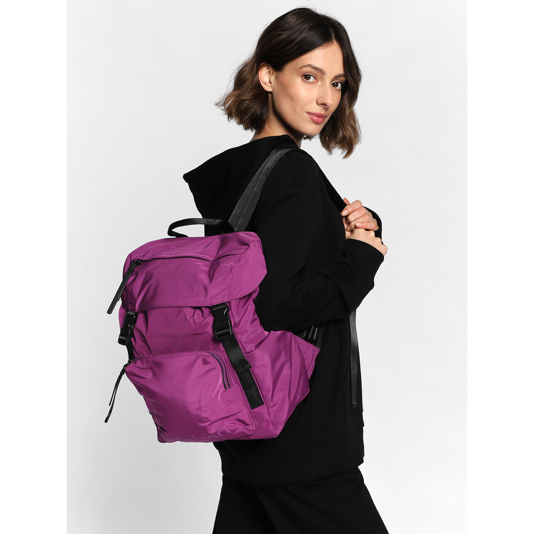 Desigual Rucsac 22WAKA12 Violet - Pled.ro