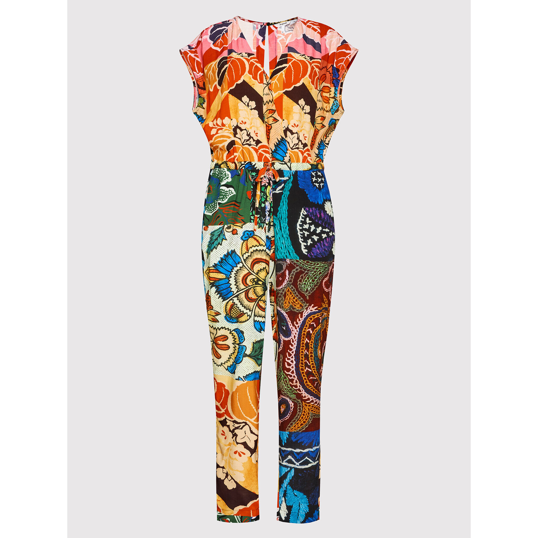 Desigual Salopetă MONSIEUR CHRISTIAN LACROIX Sira 22SWPW20 Colorat Loose Fit - Pled.ro