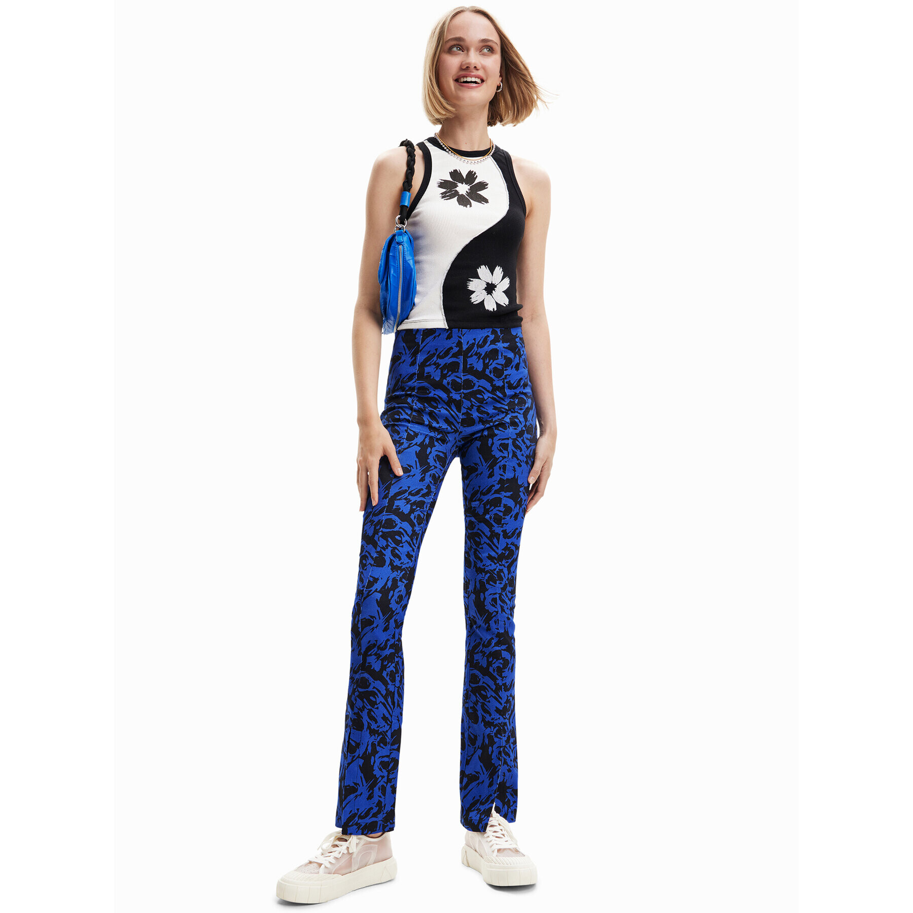 Desigual Top Yin-Yang 23SWTK98 Negru Slim Fit - Pled.ro